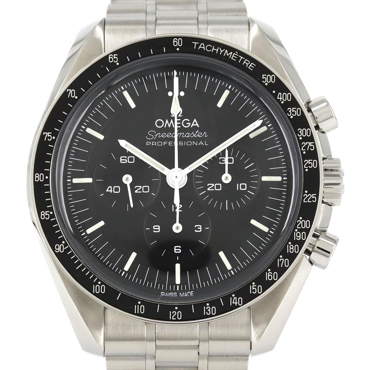 Gebrauchte Omega Speedmaster Moonwatch Pro 310.30.42.50.01.001 SS Armbanduhr Handaufzug 