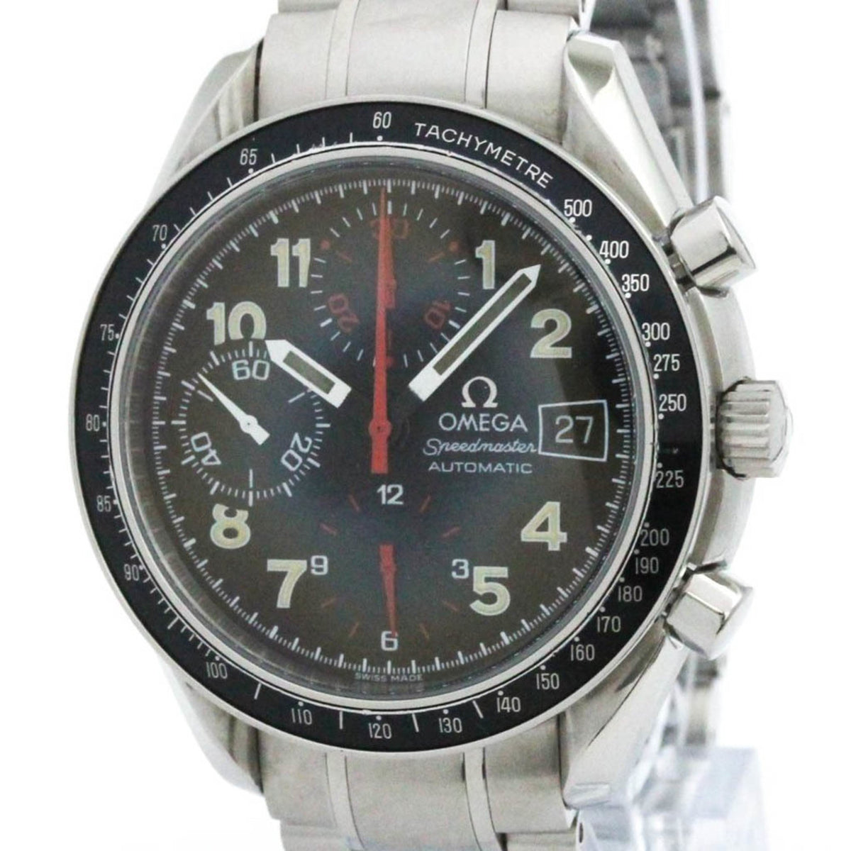 Gebrauchte OMEGA Speedmaster Mark 40Steel Automatik Herrenuhr 3513.53 Poliert 