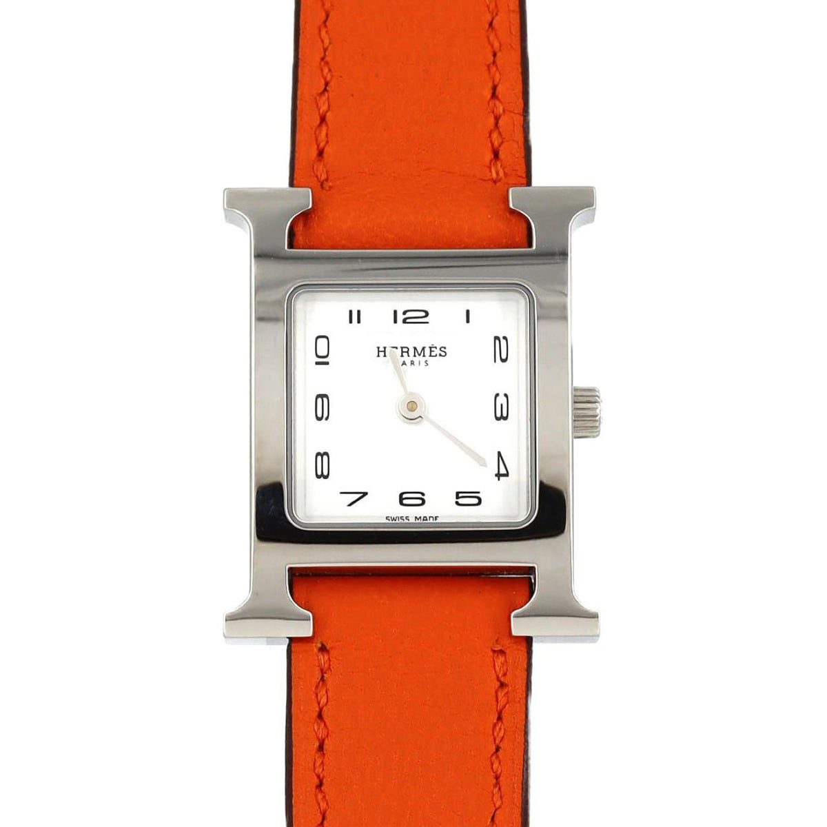 Pre-Owned Herm?s H Watch HH1.210 SS Quartz Wristwatch