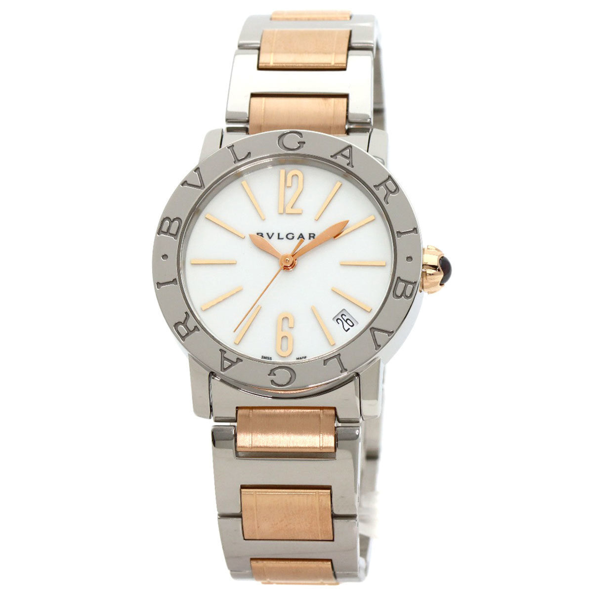 Pre-Owned BVLGARI BBL33S Wristwatch Stainless Steel SSxK18PG Men's