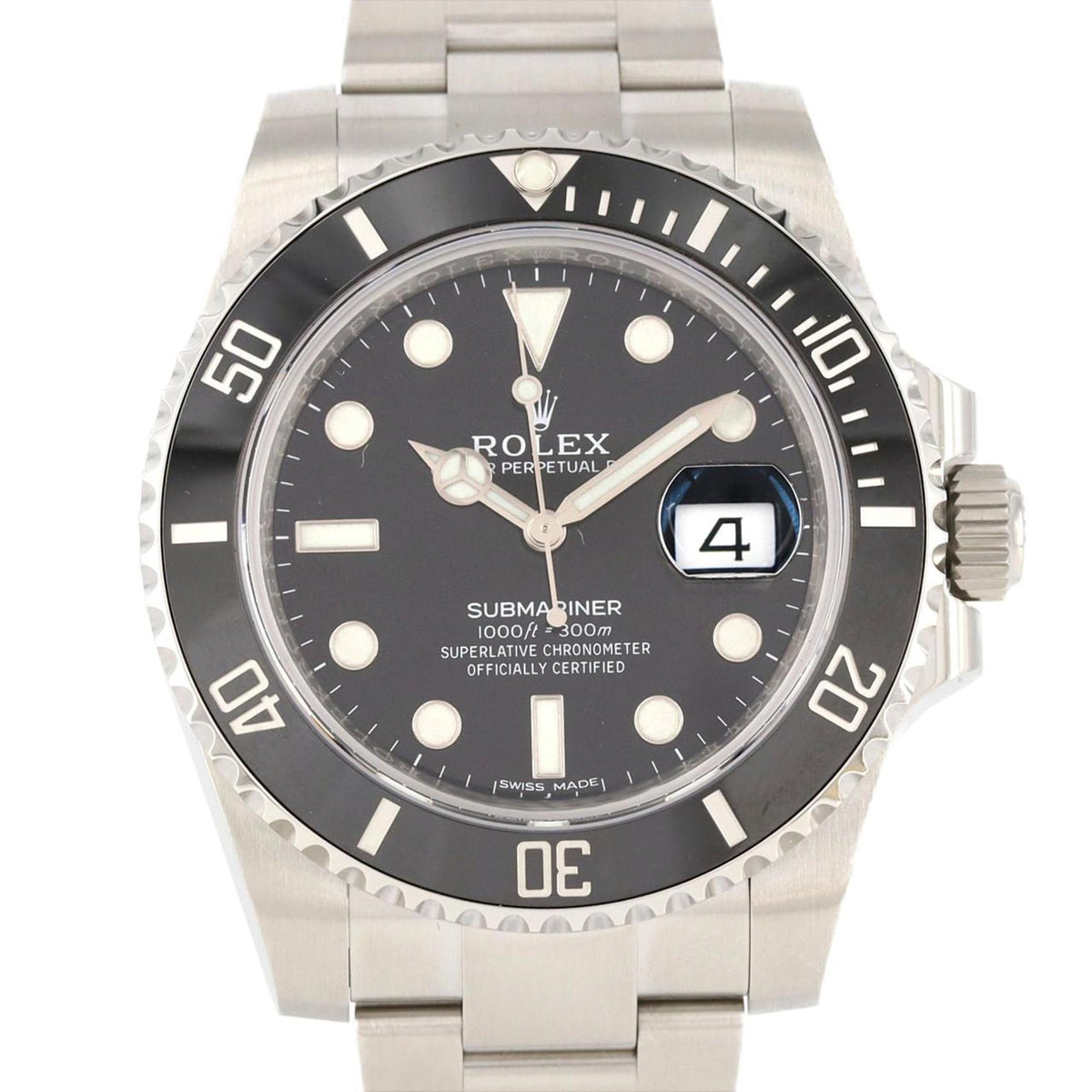 Gebrauchte Rolex Submariner Date 116610LN Edelstahl-Automatikuhr mit Zufallszahl 