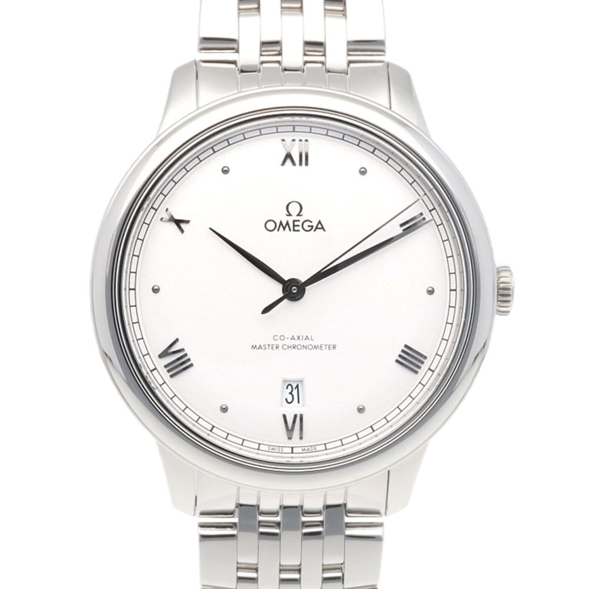 Pre-Owned Omega De Ville Prestige Stainless Steel Automatic Men's Watch 43410402002001