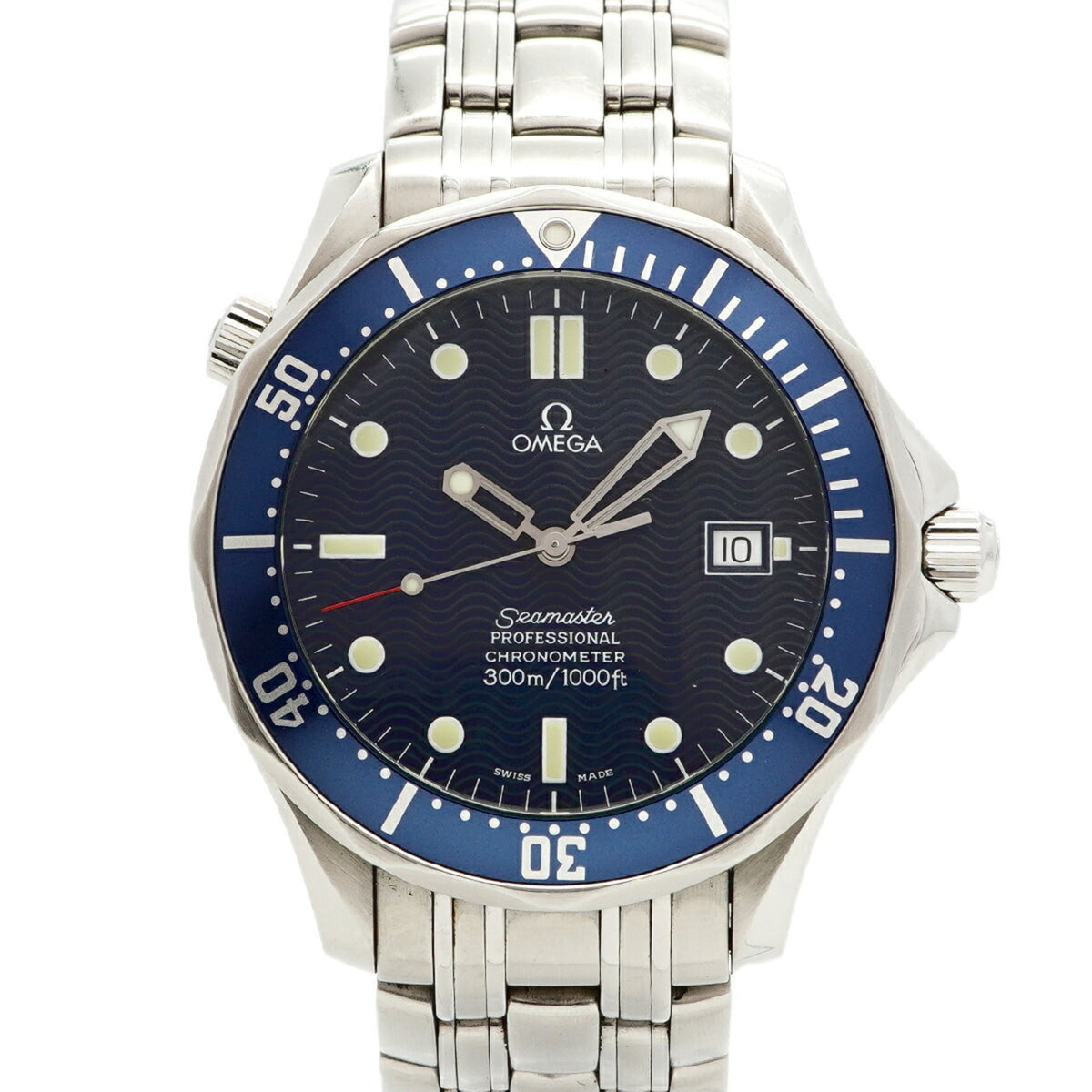 Pre-Owned Omega Seamaster 2531.80 Navy Dial Men's Watch