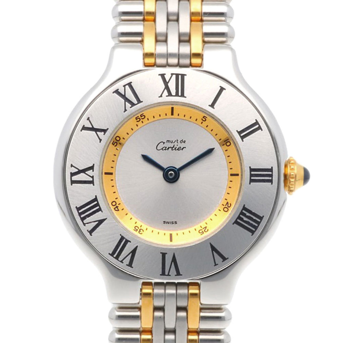 Pre-Owned Cartier Must 21 Vingt-et-un Wristwatch, Stainless Steel 1340 Quartz Women's Watch CARTIER
