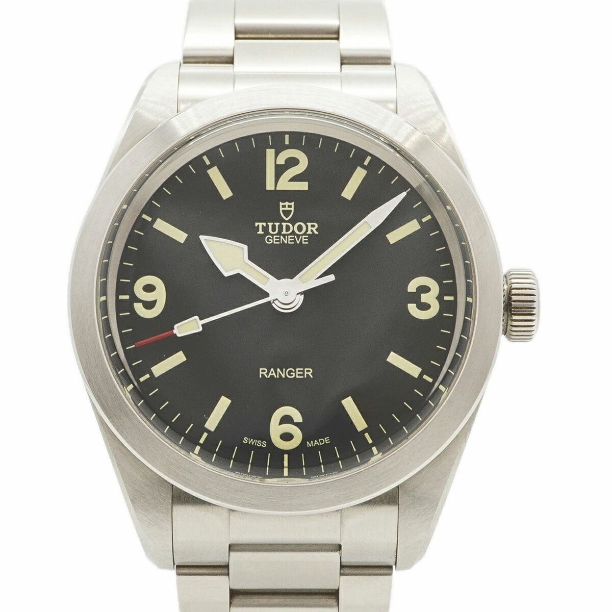 Pre-Owned Tudor Ranger 79950 Black Dial Men's Watch