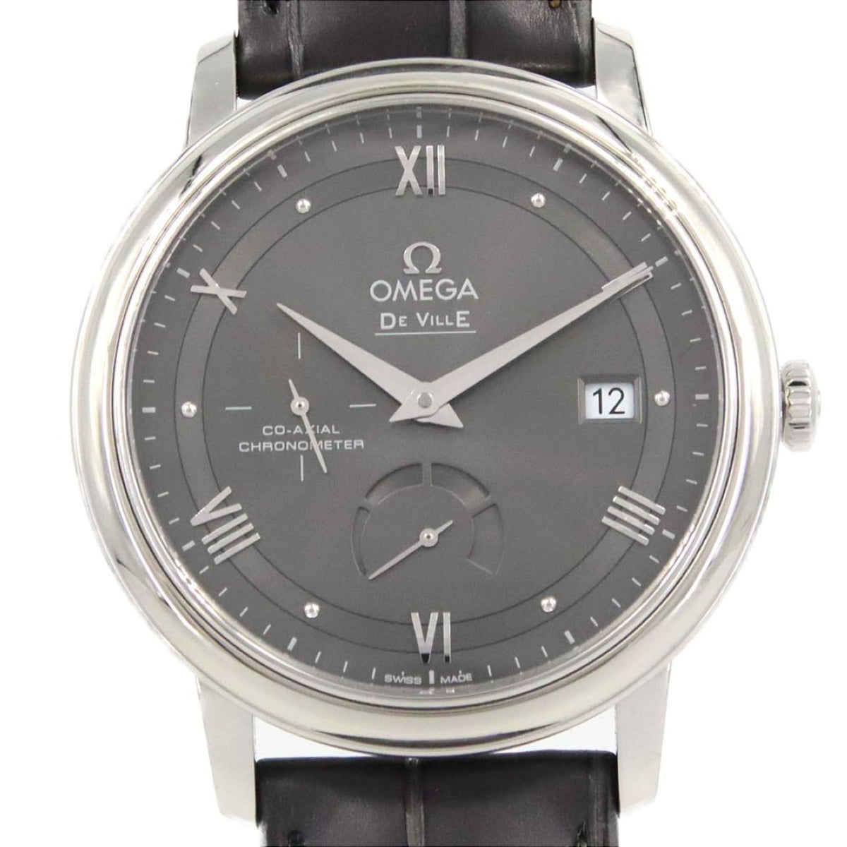 Pre-Owned Omega De Ville Prestige 424.13.40.21.06.001 Stainless Steel Automatic Watch