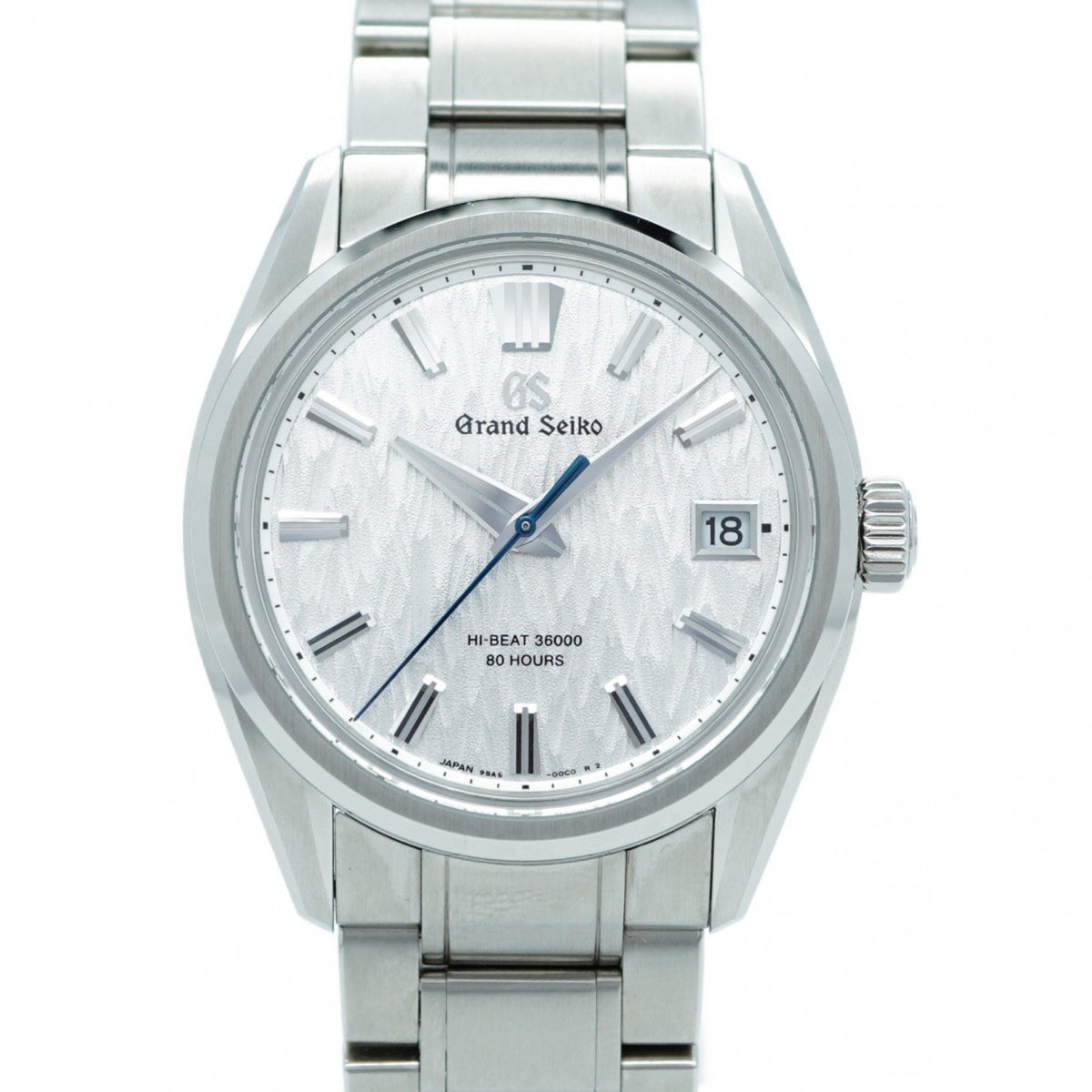 Gebrauchte Seiko Grand 9SA5-00C0 Herrenuhr mit silbernem Zifferblatt 