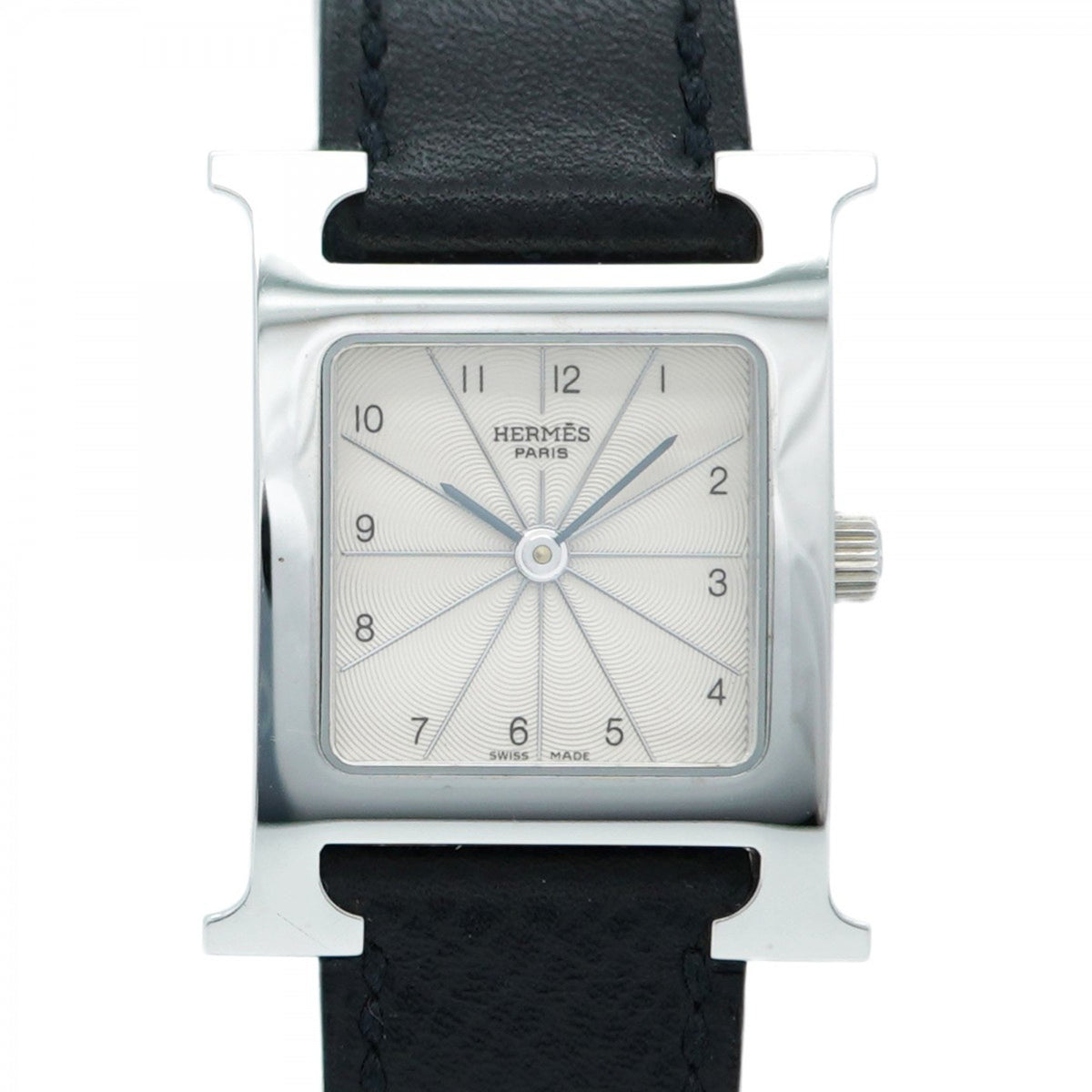 Pre-Owned Herm?s H Watch HH1.210 Ivory Dial Women's