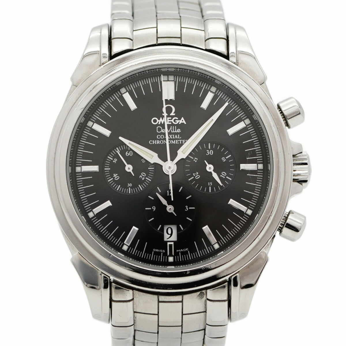 Pre-Owned Omega De Ville 4541.50 Black Dial Men's Watch
