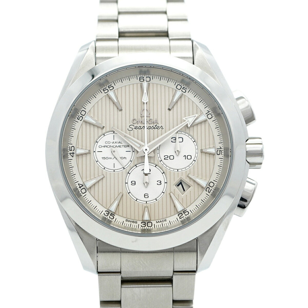 Pre-Owned Omega Seamaster 231.10.44.50.09.001 Ivory Dial Men's Watch