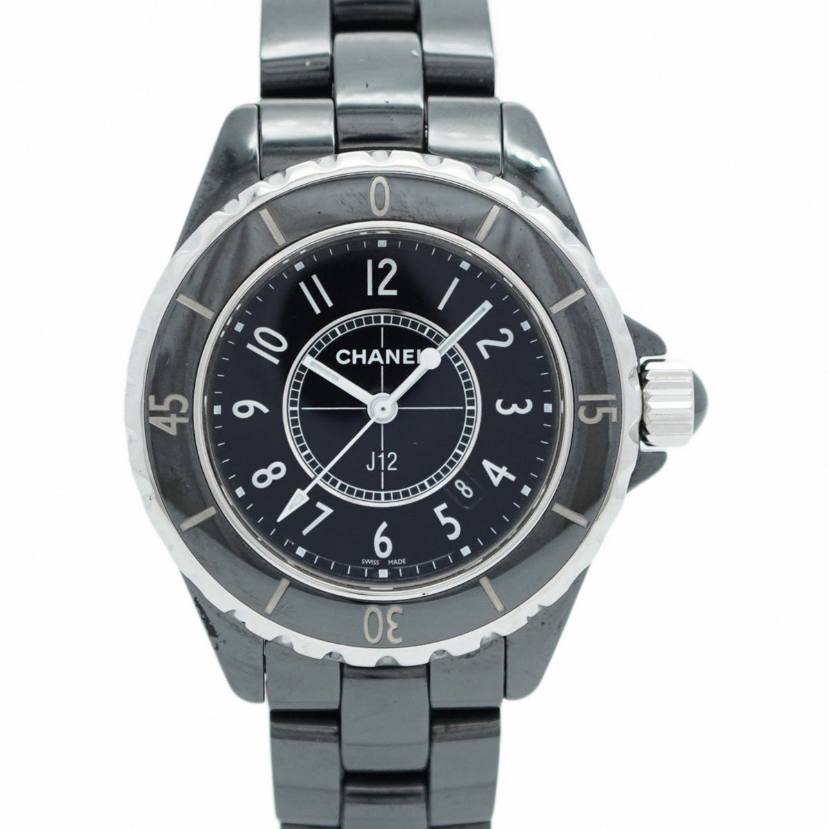 Pre-Owned Chanel J12 H0682 Black Dial Women's Watch