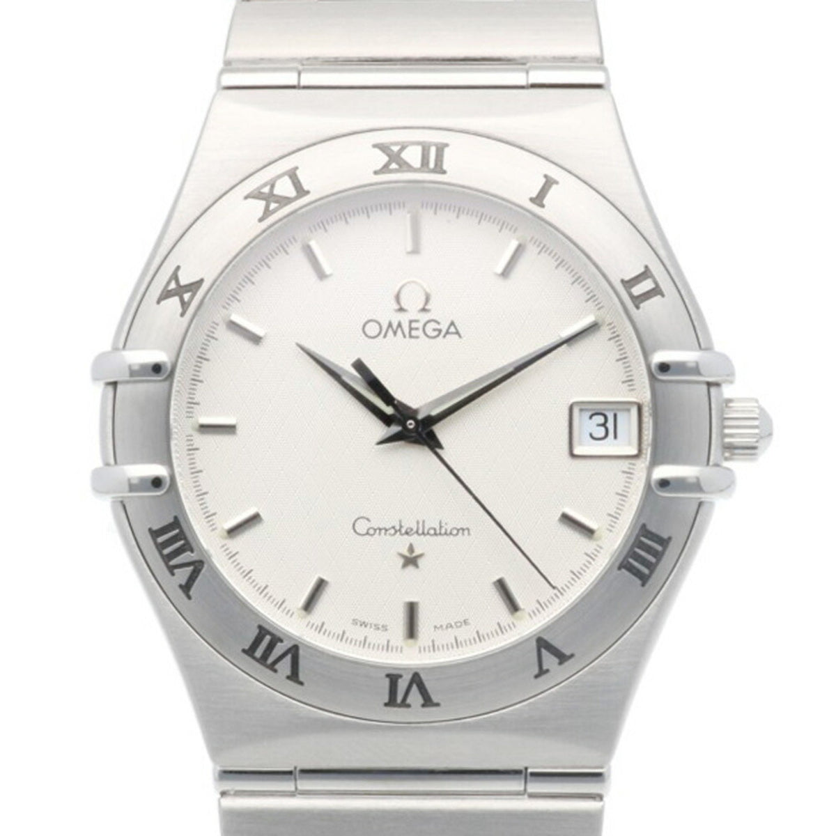 Gebrauchte OMEGA Constellation Uhr Edelstahl Quarz Herren 