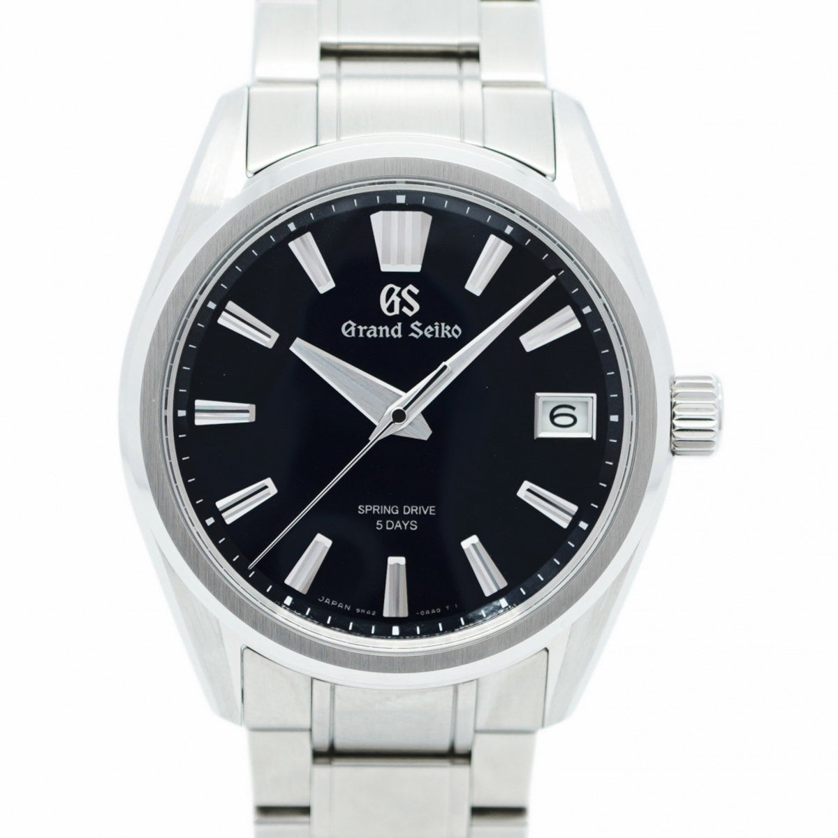 Gebrauchte Seiko Grand 9RA2-0AB0 Herrenuhr mit marineblauem Zifferblatt