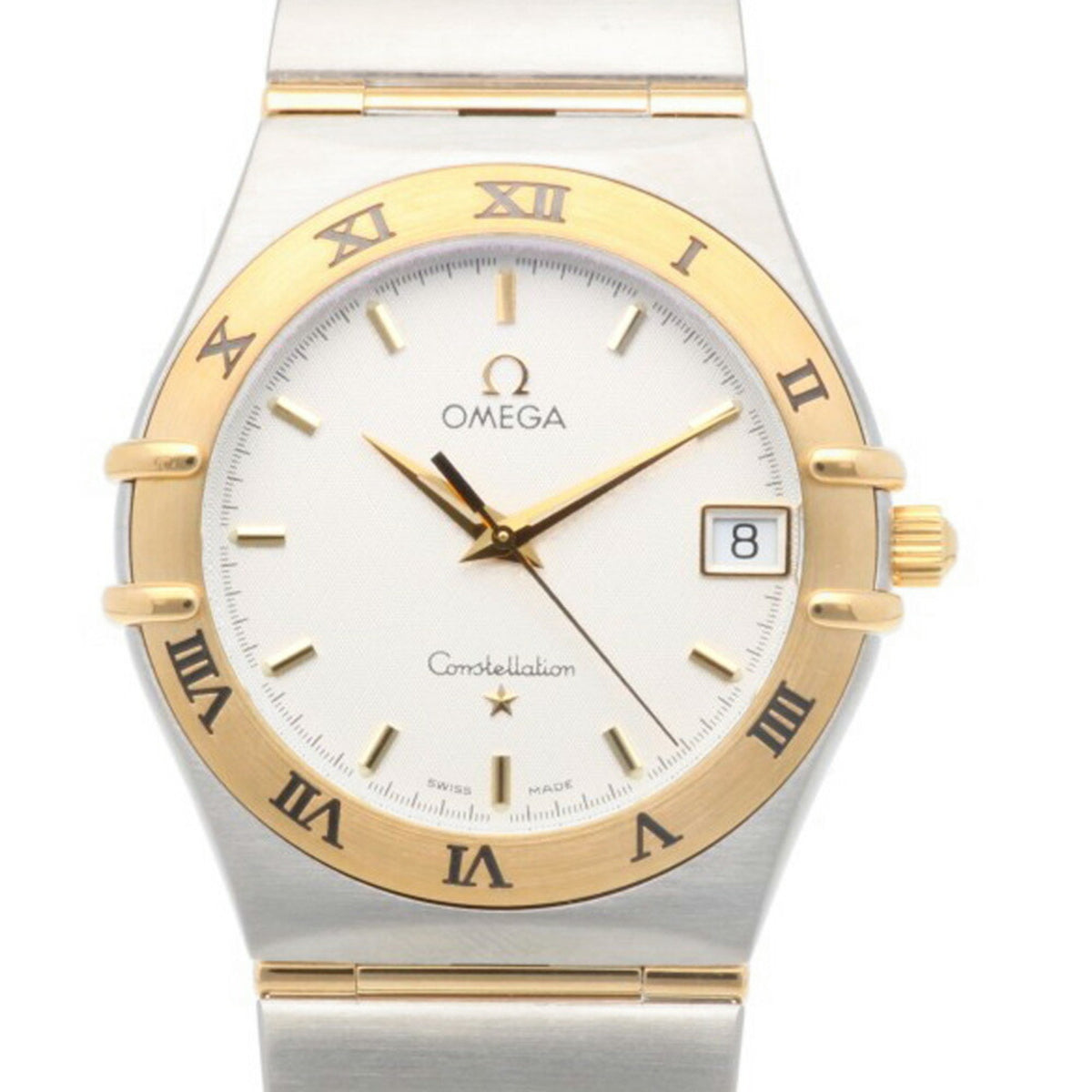 Gebrauchte OMEGA Constellation Uhr Edelstahl 1212.30 Quarz Herren 