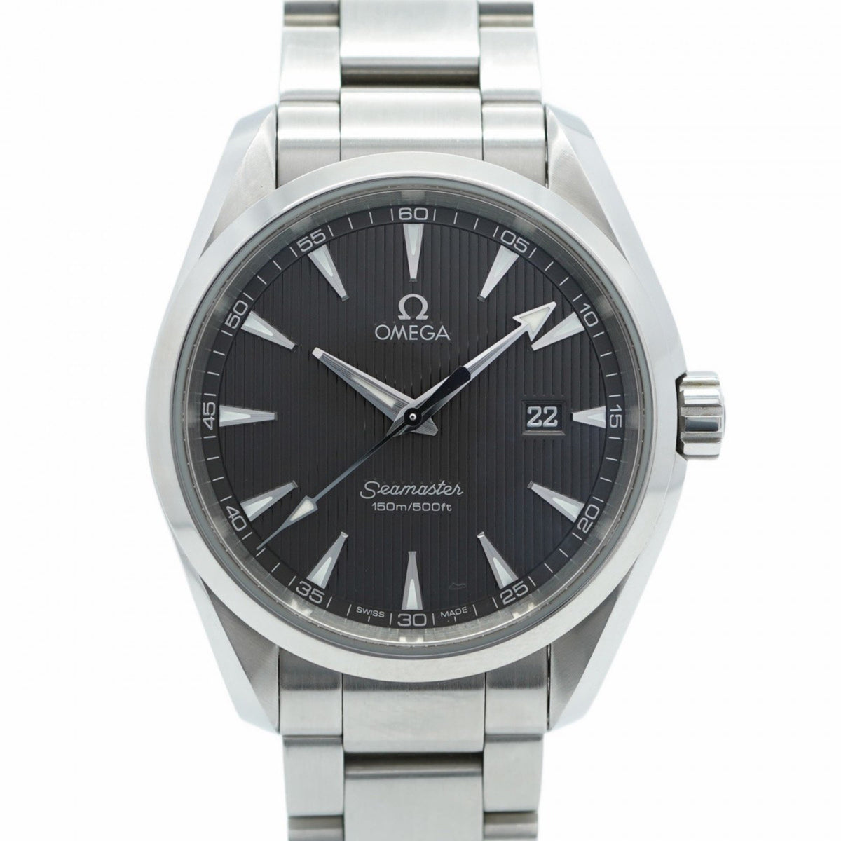 Gebrauchte Omega Seamaster 231.10.39.61.06.001 Herrenuhr mit grauem Zifferblatt 