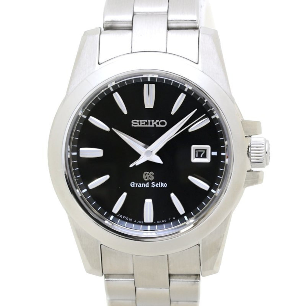 Gebrauchte SEIKO Grand Seiko GS Date STGF055 4J52-0AA1 Edelstahl Herrenuhr 130303 