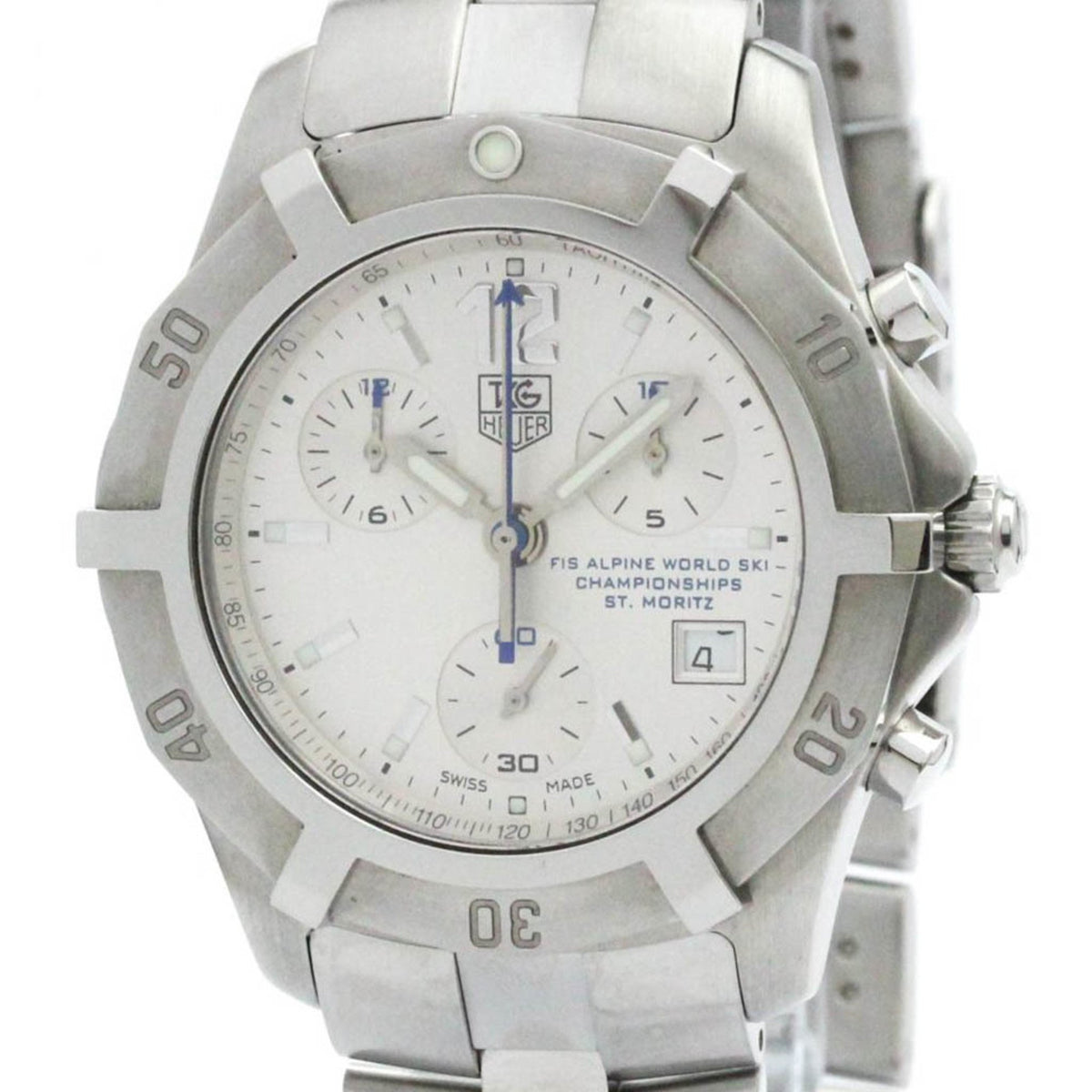 Gebrauchte, polierte TAG HEUER Exclusive Chronograph LTD Edition Herrenuhr CN111C BF581515 