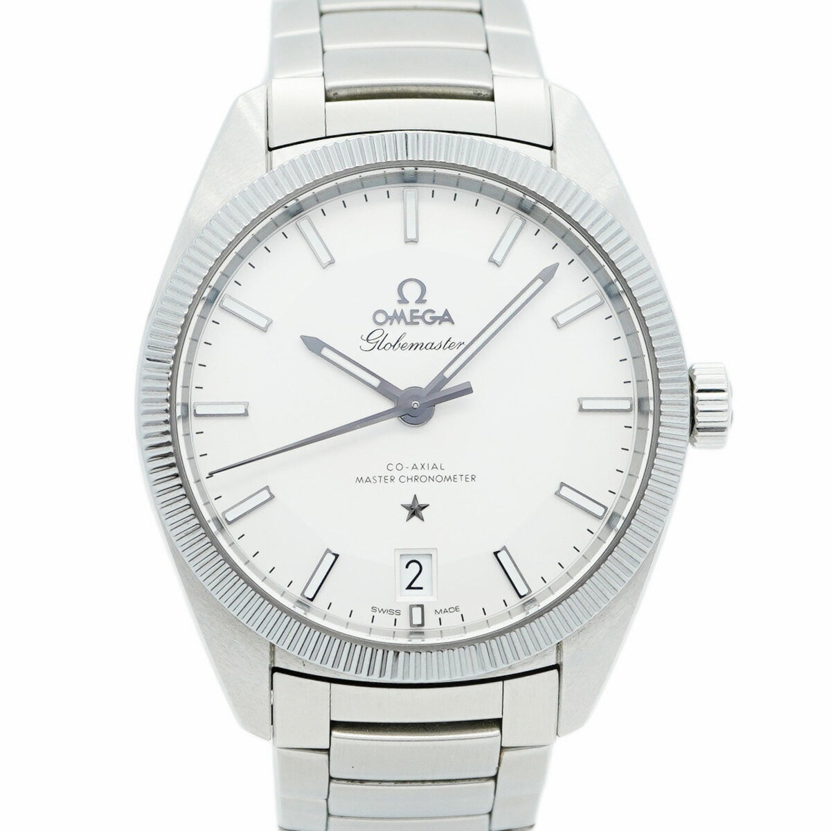 Pre-Owned Omega Constellation Globemaster 130.30.39.21.02.001 Silver Dial Men's Watch