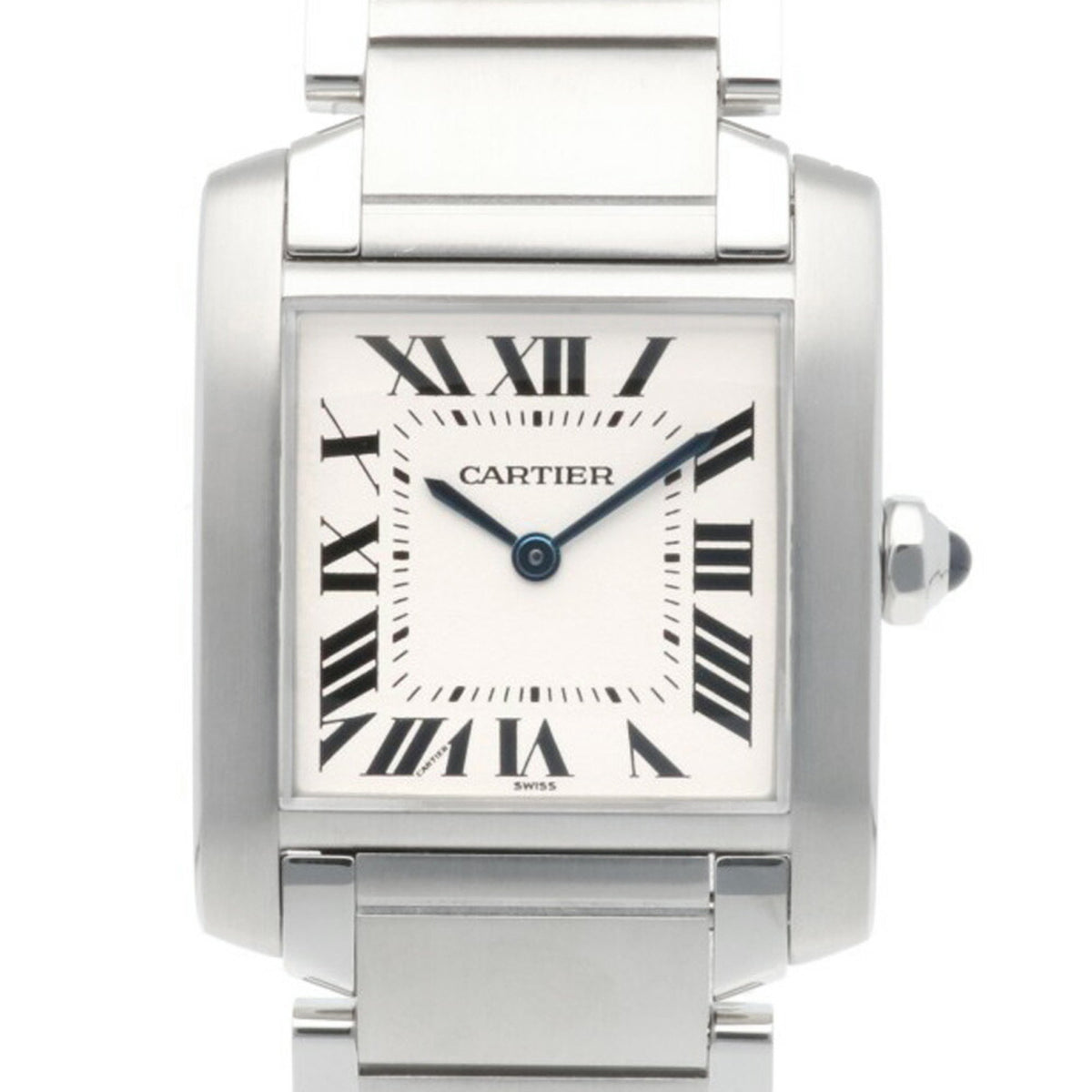 Pre-Owned Cartier Tank Fran?aise MM Watch, Stainless Steel, 2301 Quartz, Unisex