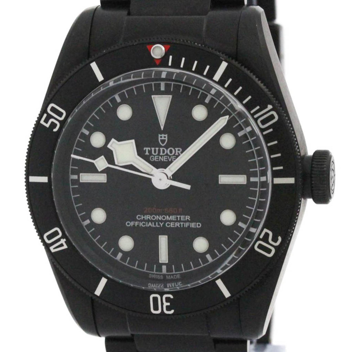Pre-Owned TUDOR Helitage Black Bay Dark Steel Automatic Mens Watch 79230DK