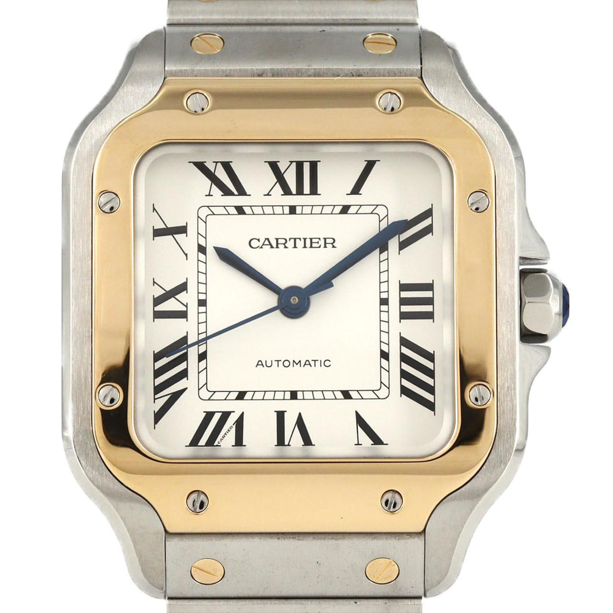 Pre-Owned Cartier Santos de MM Two-tone W2SA0016 SSxYG Automatic Watch
