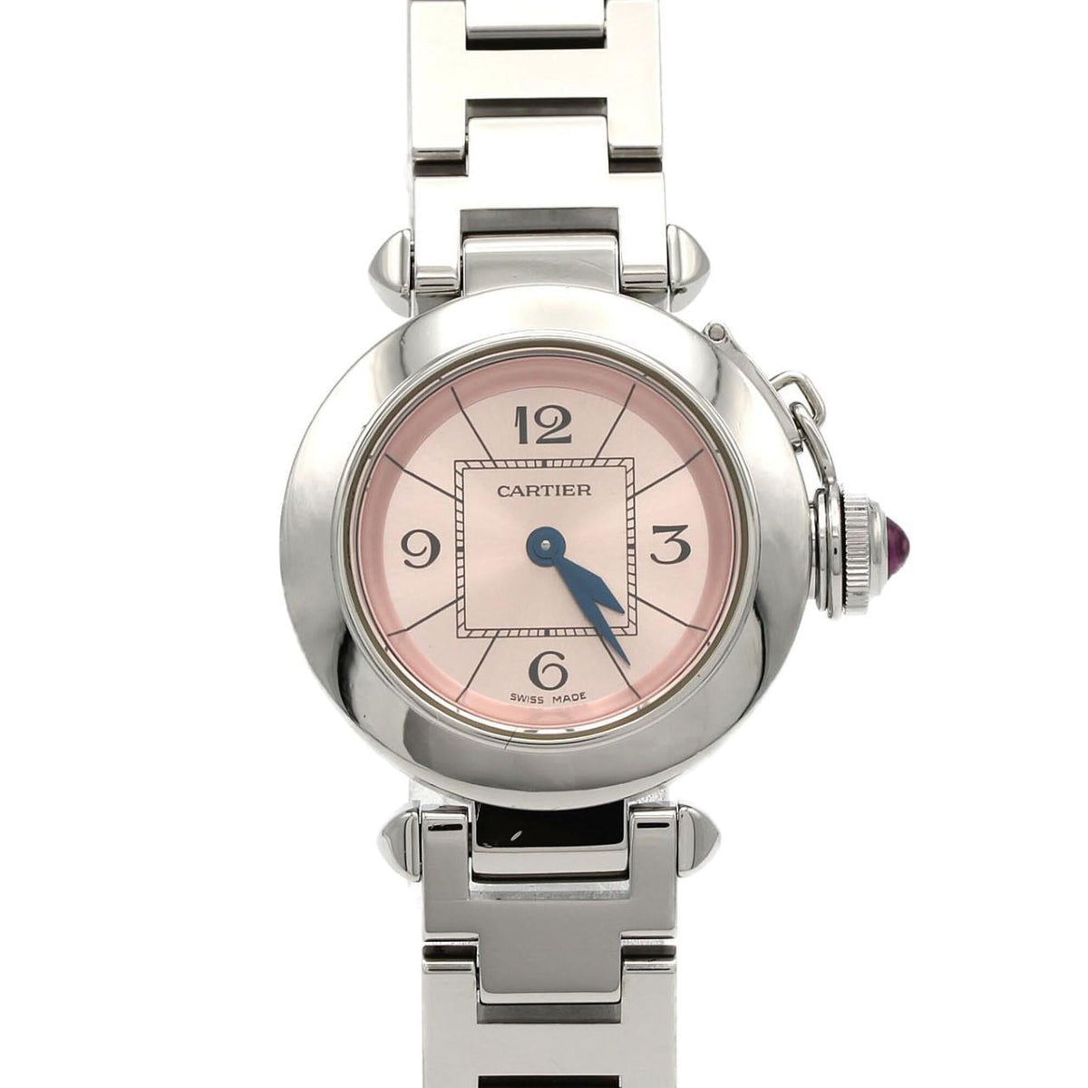 Pre-Owned Cartier Miss Pasha W3140008 SS Quartz Watch