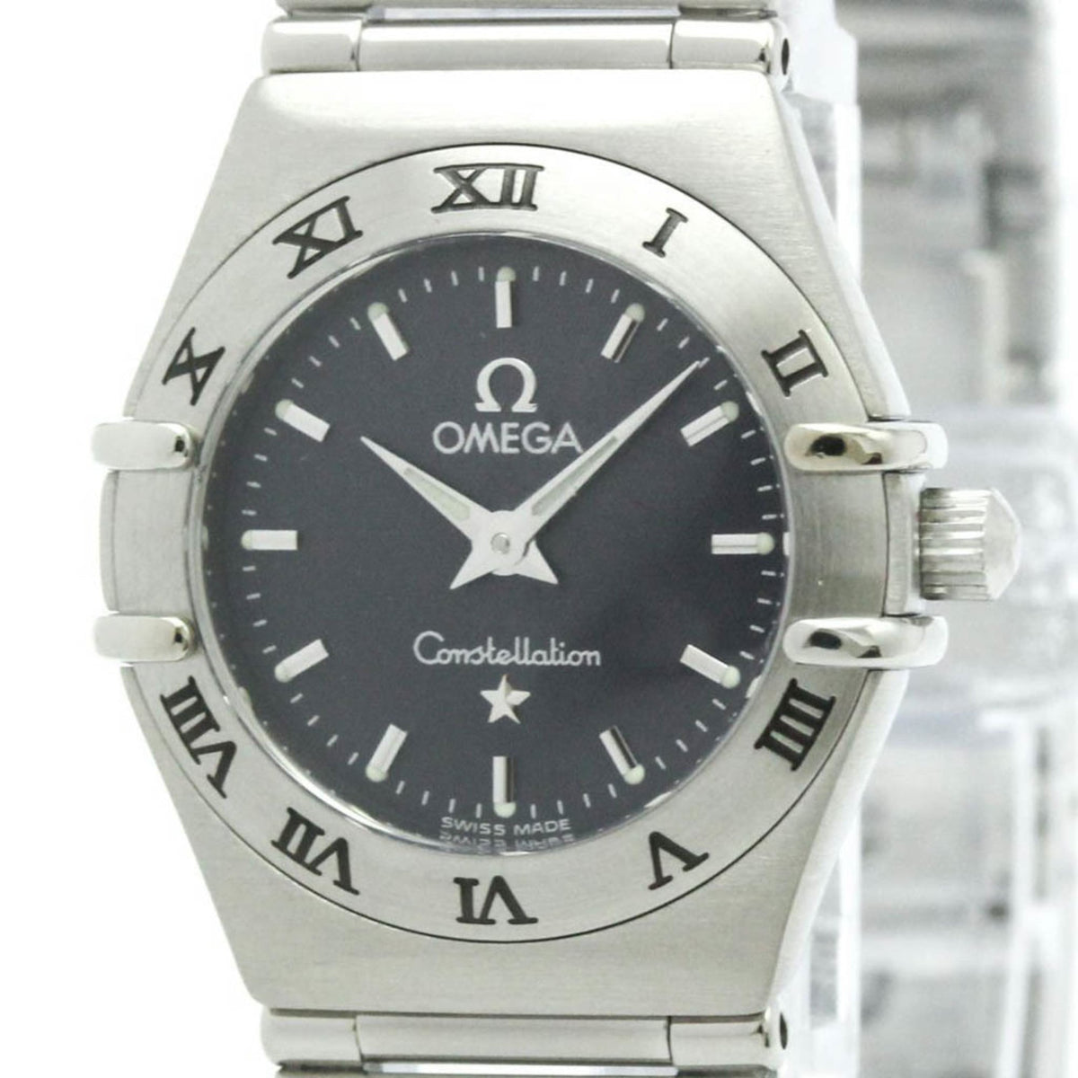 Pre-Owned OMEGA Constellation Steel Quartz Ladies Watch 1562.40 Polished