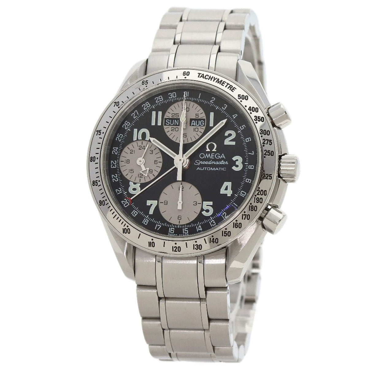Gebrauchte OMEGA 3523.51 Speedmaster Triple Calendar Day Limited Edition Uhr Edelstahl SS Herren 