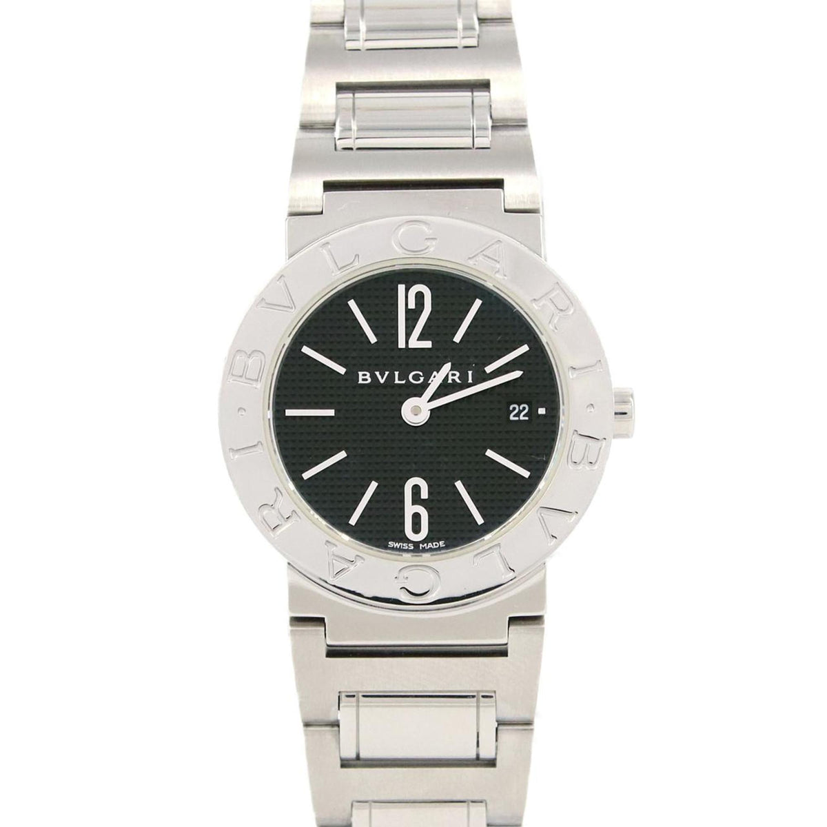 Gebrauchte Bvlgari BB26SS BBL26S BB26BSSD SS Armbanduhr Quarz 