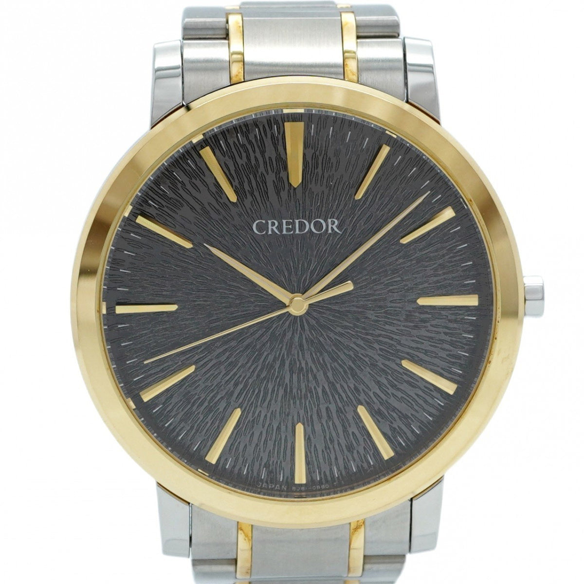 Pre-Owned Seiko Credor GCAR969 Men's Gray Dial Watch