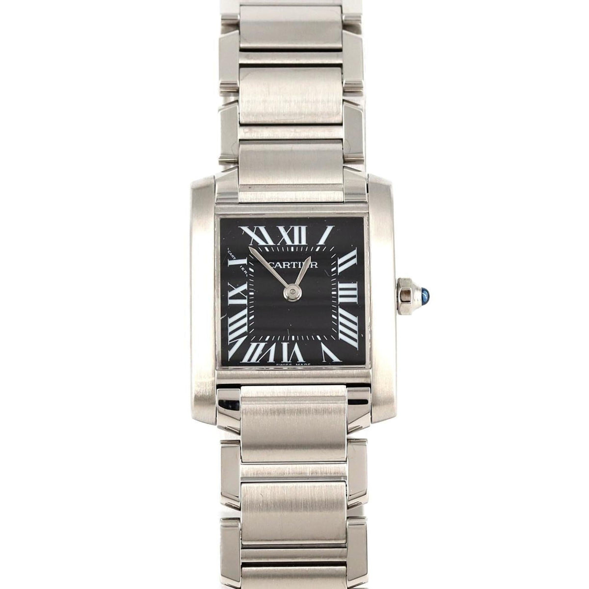 Pre-Owned Cartier Tank Francaise SM W51026Q3 SS Wristwatch Quartz