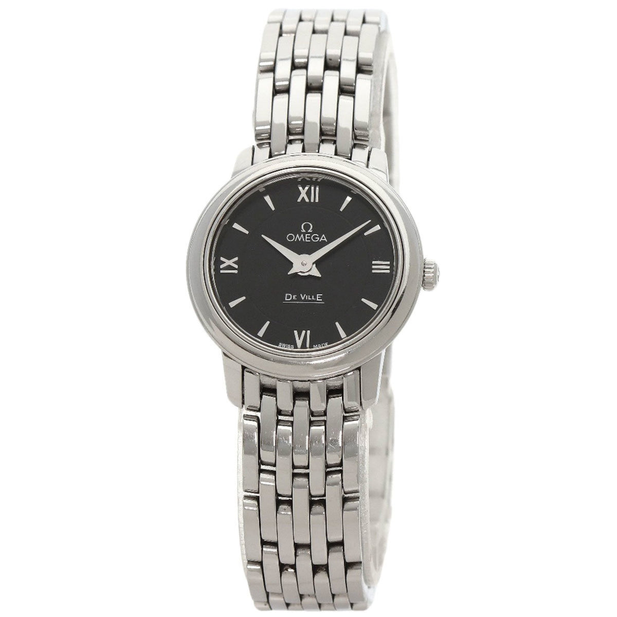 Gebrauchte OMEGA 4570.52 De Ville Prestige Uhr Edelstahl SS Damen 