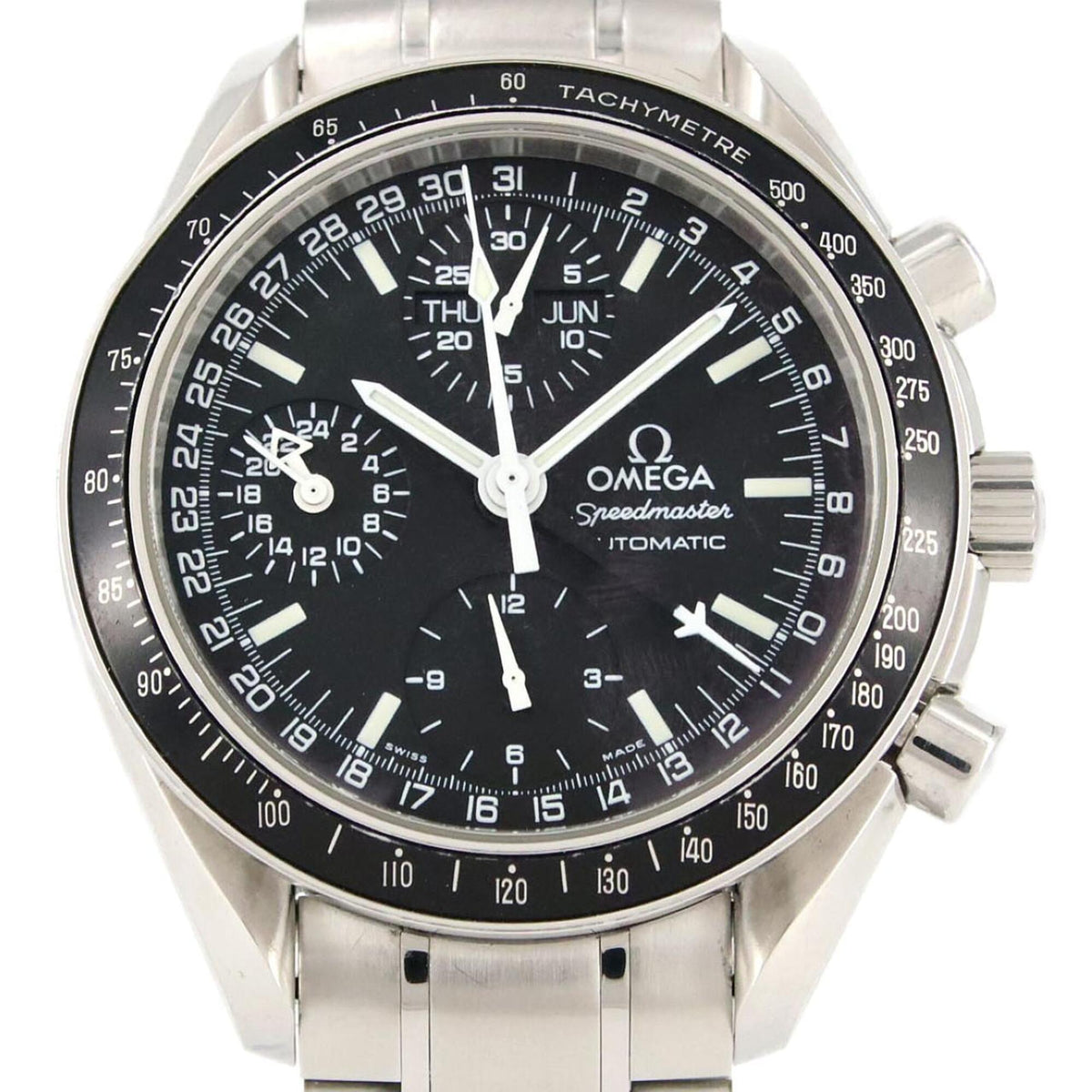 Pre-Owned Omega Speedmaster Mark 40 Cosmos 3520.50 Stainless Steel Automatic Watch