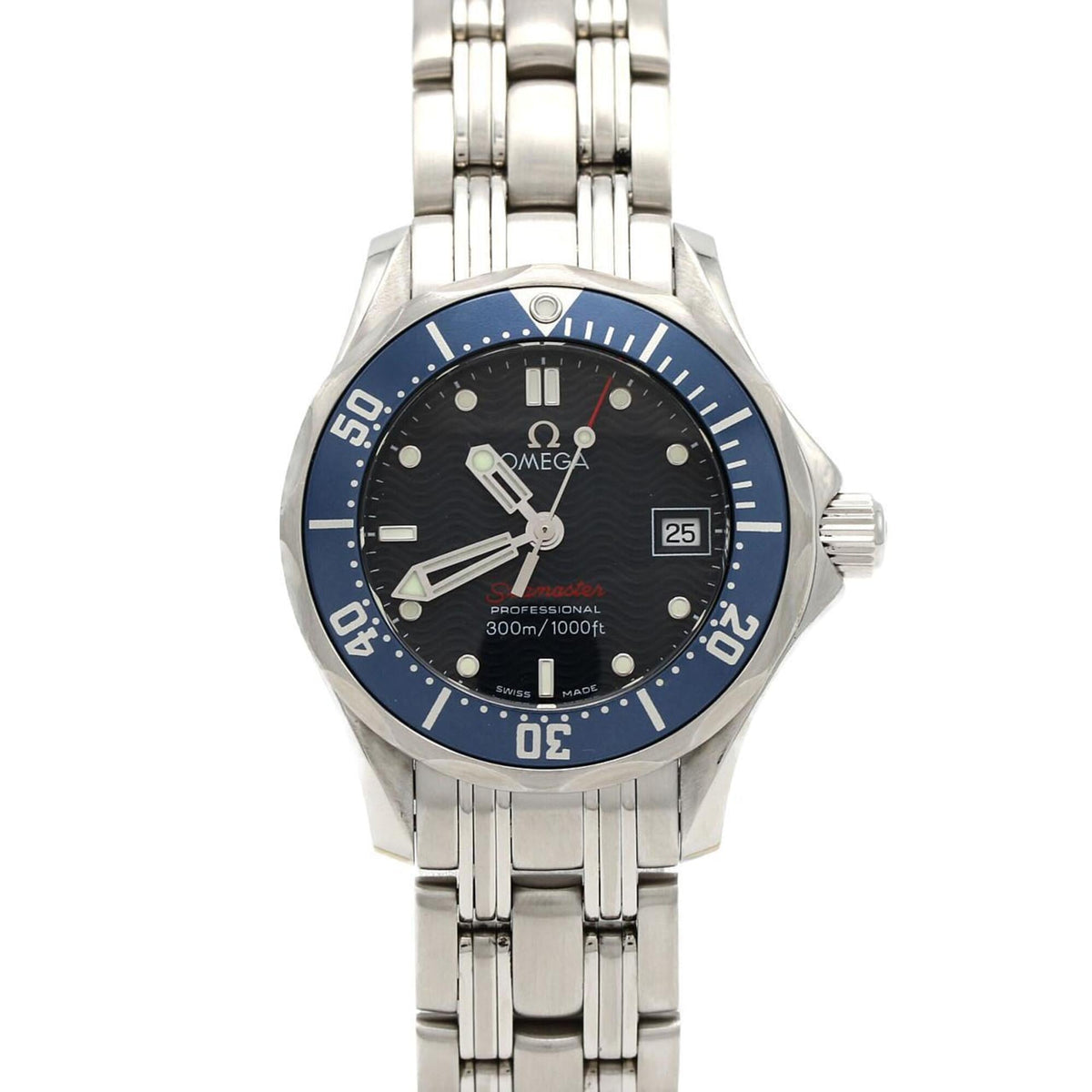 Pre-Owned Omega Seamaster Professional 2224.80 Stainless Steel Quartz Watch