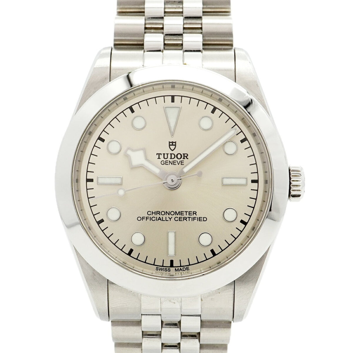 Pre-Owned Tudor Black Bay 39 79660 Silver Dial Men's Watch