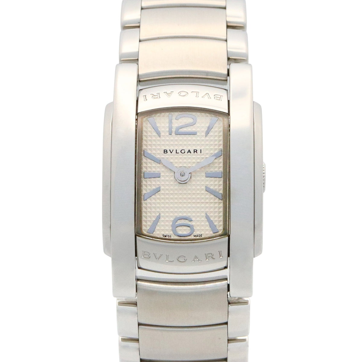 Pre-Owned Bvlgari Assioma Stainless Steel Watch for Women, Silver, AA26S