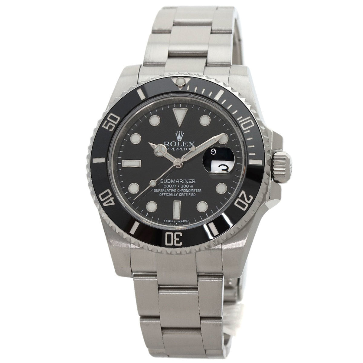 Gebrauchte Rolex 116610LN Submariner Uhr Edelstahl SS Herren ROLEX 