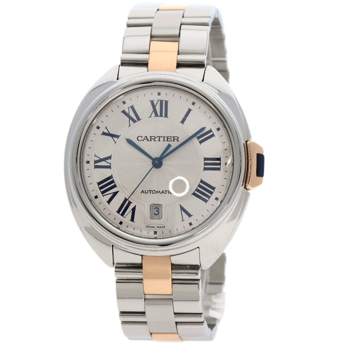 Pre-Owned Cartier W2CL0002 Cl? de 40mm Men's Watch in Stainless Steel (SSx18KPG)