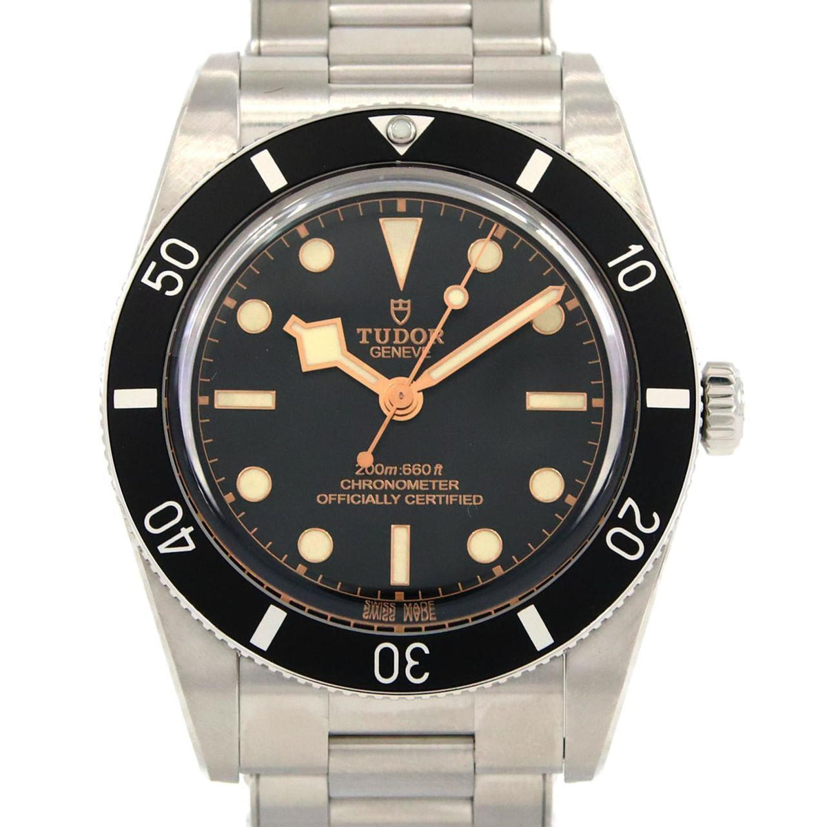 Pre-Owned Tudor Black Bay 54 M79000N-0001 Stainless Steel Automatic Watch