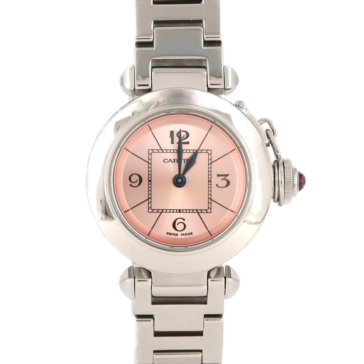 Pre-Owned Cartier Miss Pasha W3140008 Stainless Steel Quartz Watch
