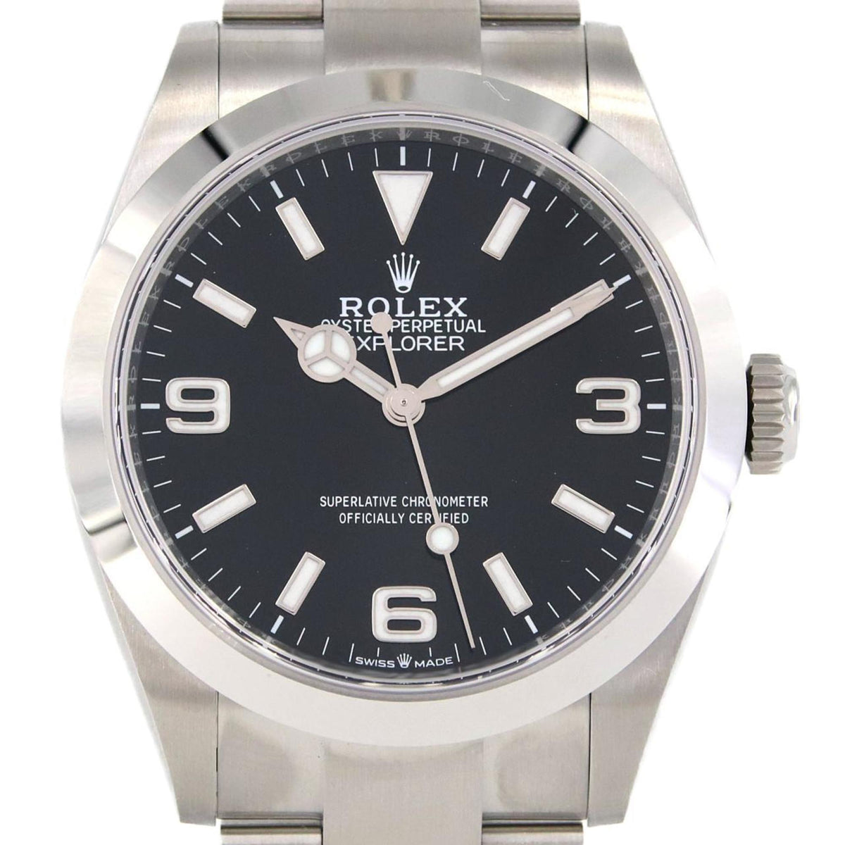 Gebrauchte Rolex Explorer I 224270 SS Armbanduhr Automatik Zufallszahl 