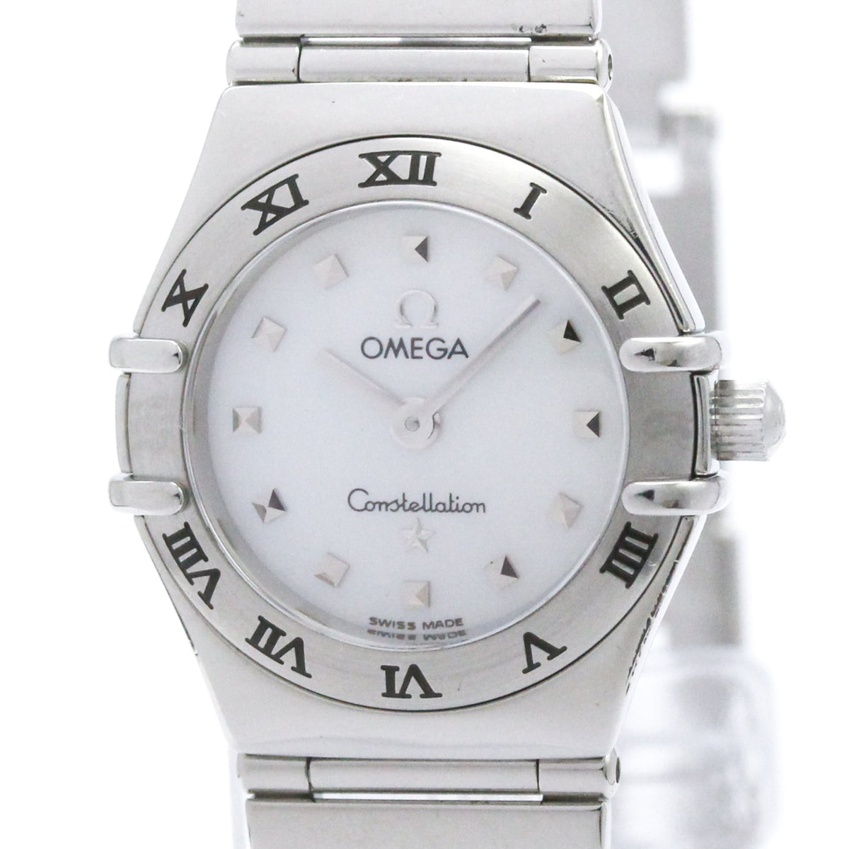 Pre-Owned OMEGA Constellation My Choice MOP Dial Ladies Watch 1561.71 Polished