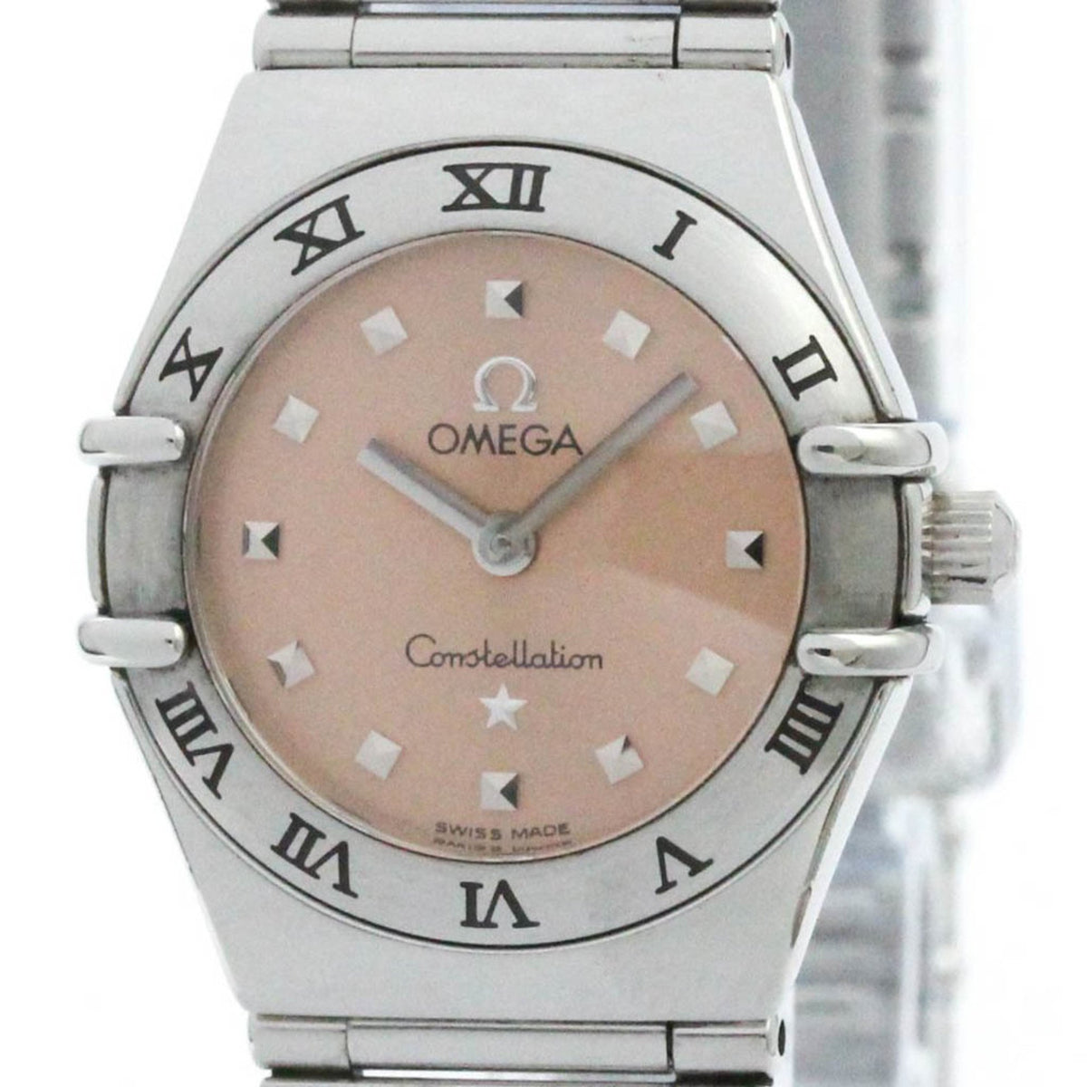 Gebrauchte polierte OMEGA Constellation My Choice Quarz-Damenuhr 1561.61 BF575194 