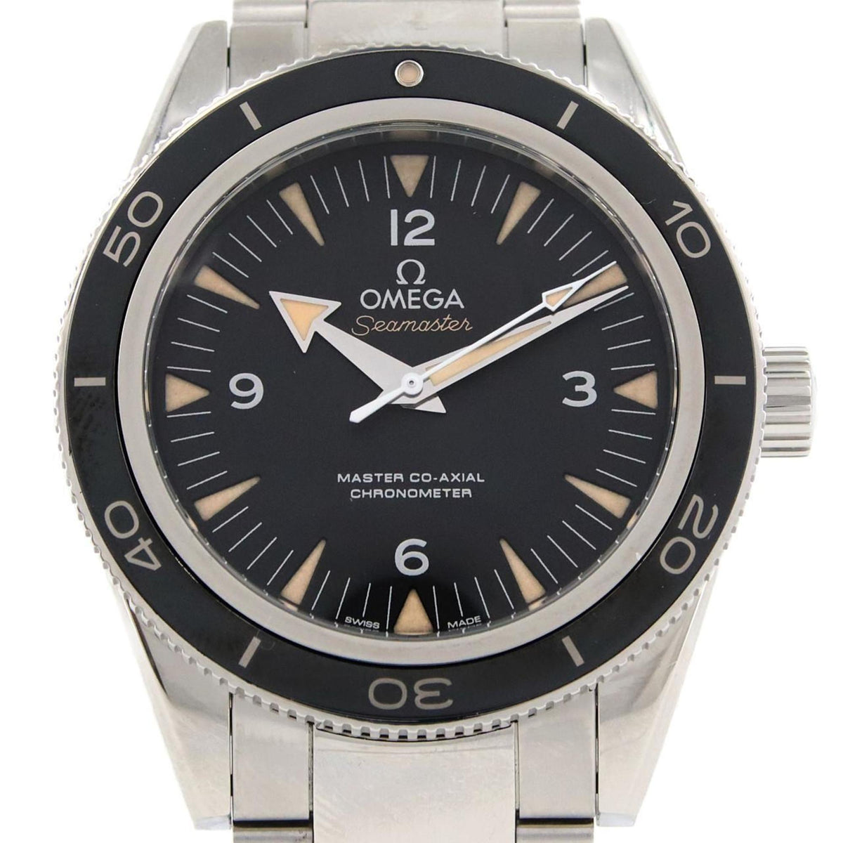 Gebrauchte Omega Seamaster 300 233.30.41.21.01.001 SS Armbanduhr Automatik 