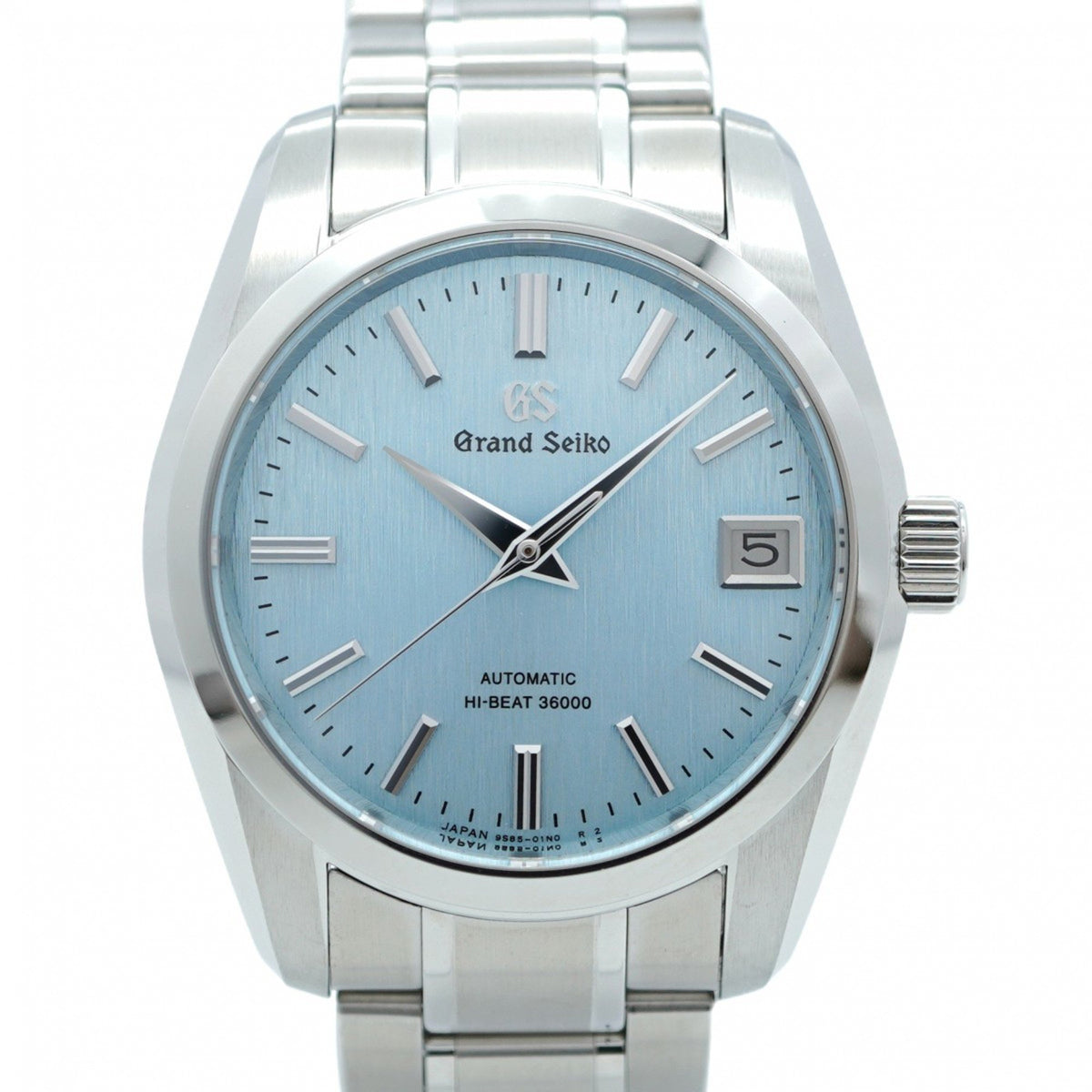 Gebrauchte Seiko Grand 9S85-02F0 Herrenuhr mit blauem Zifferblatt 