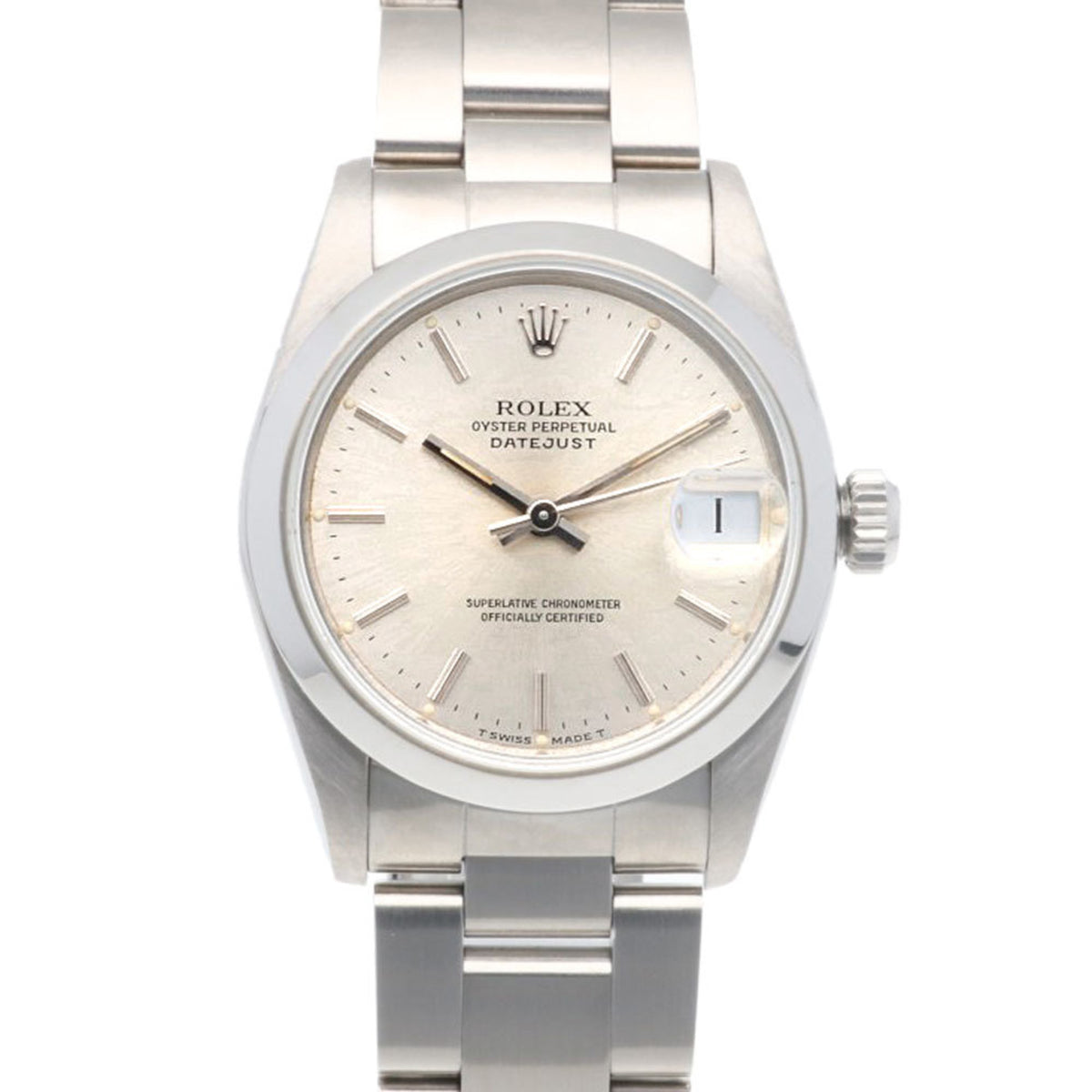 Gebrauchte Rolex Datejust Oyster Perpetual Uhr Edelstahl 68240 Automatik Unisex ROLEX E Serie 1990-1991 Überholt 