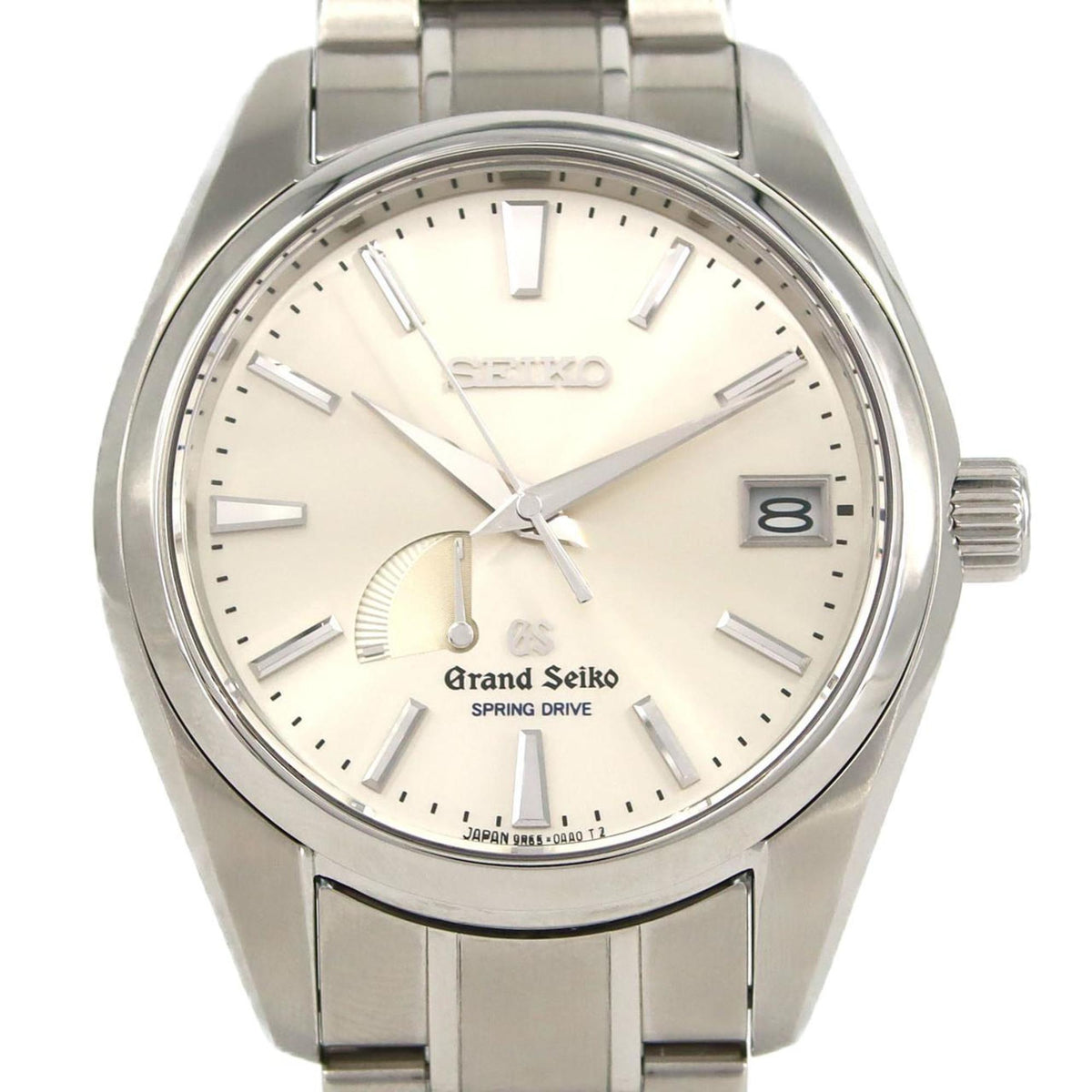 Pre-Owned Seiko Grand Spring Drive 9R65-0AA0 SBGA001 Stainless Steel Automatic Watch