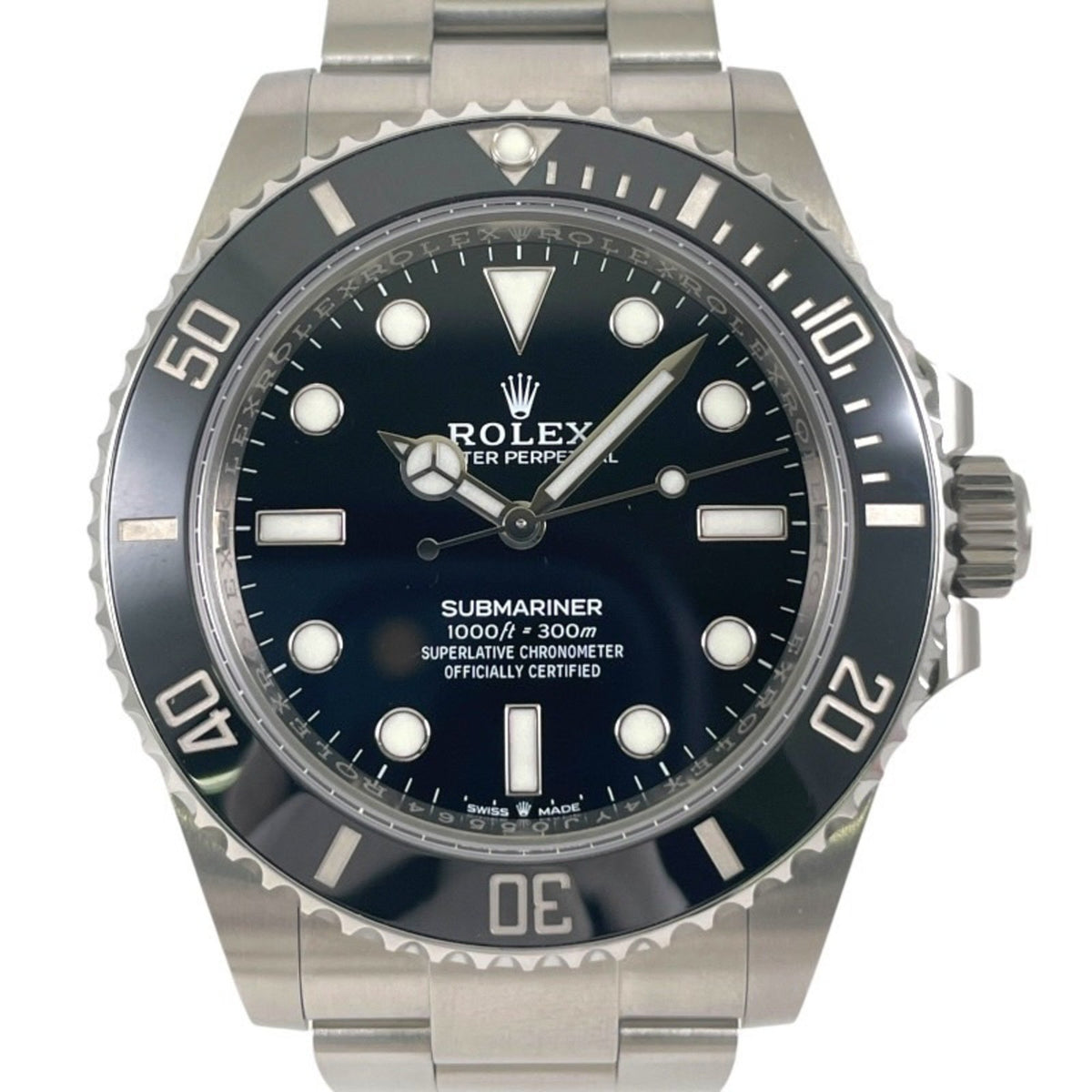 Pre-Owned ROLEX Rolex Submariner 124060 Stainless Steel Men's Watch, Random Number, No Date, 2021 Guarantee