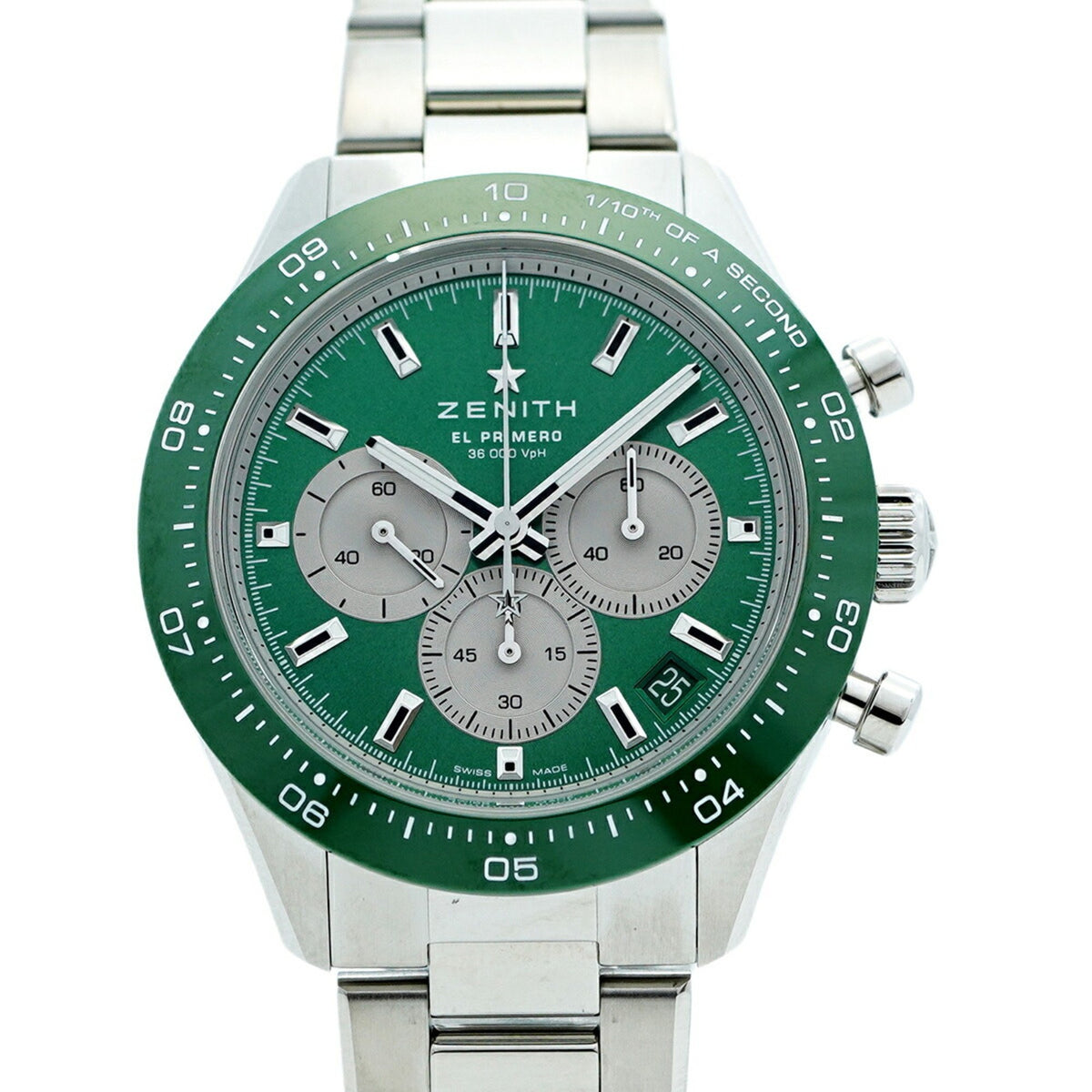 Pre-Owned Zenith Chronomaster Sport 03.3108.3600 Green Dial Men's Watch