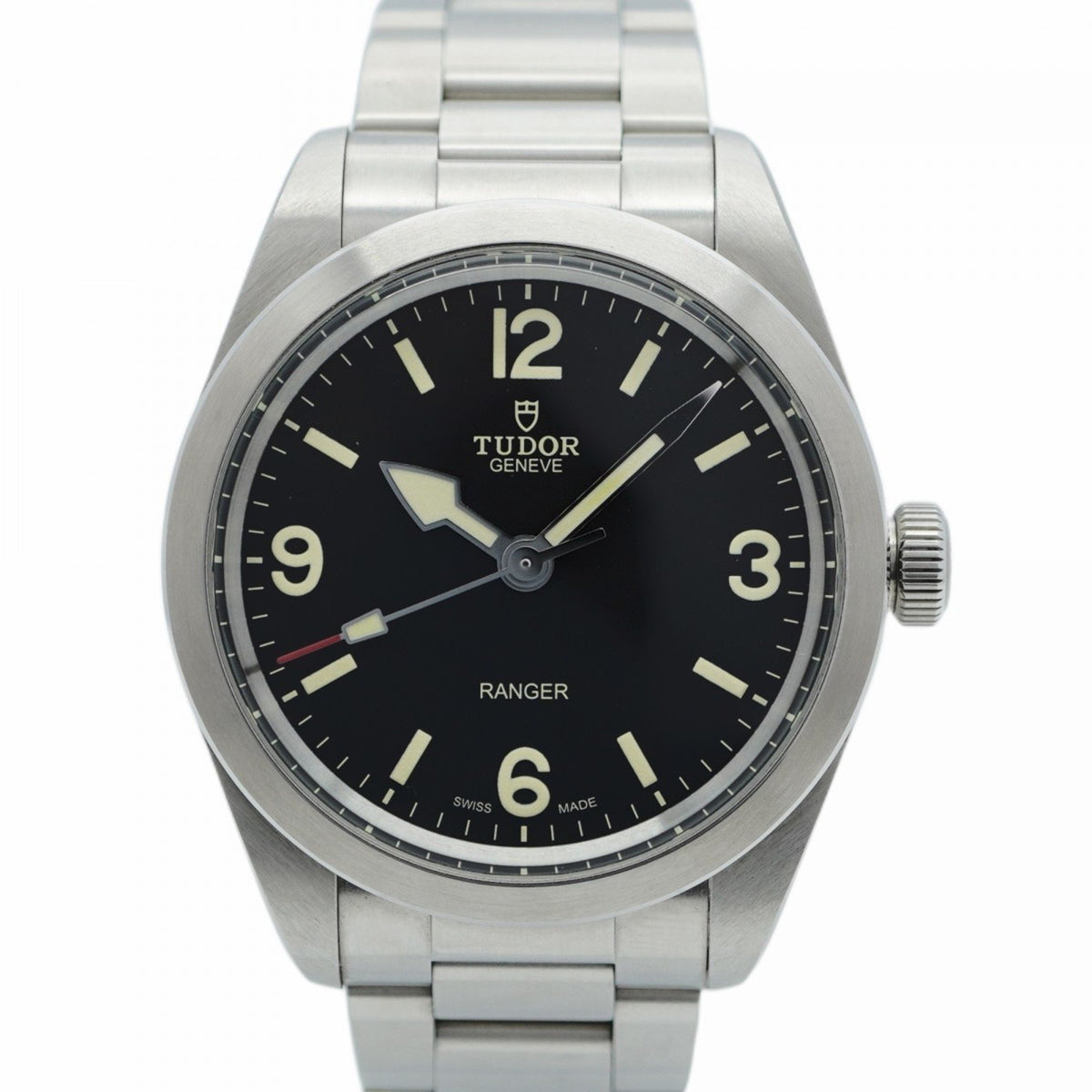 Pre-Owned Tudor Ranger 79950 Black Dial Men's Watch